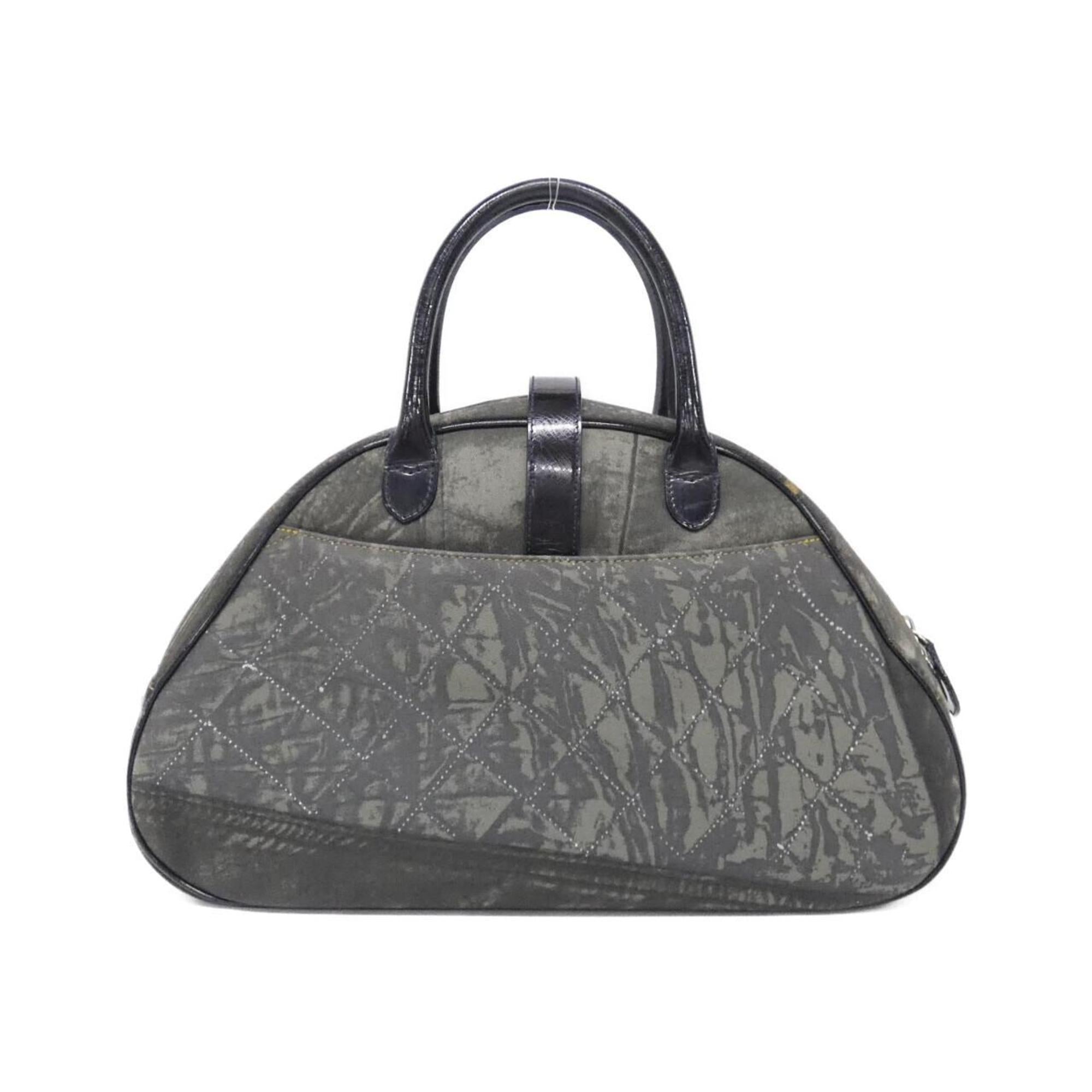 Christian Dior Blue Denim Leather Handbag (Pre-Owned)