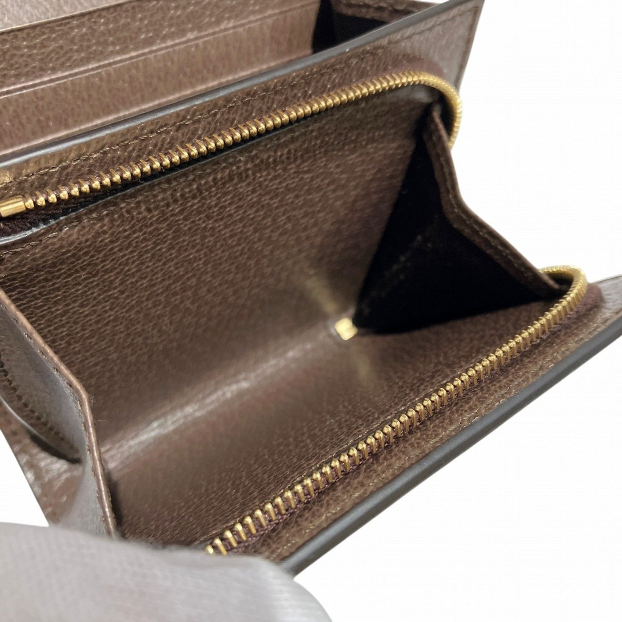 Gucci Brown Pvc Leather Wallet (Bi-Fold) (Pre-Owned)