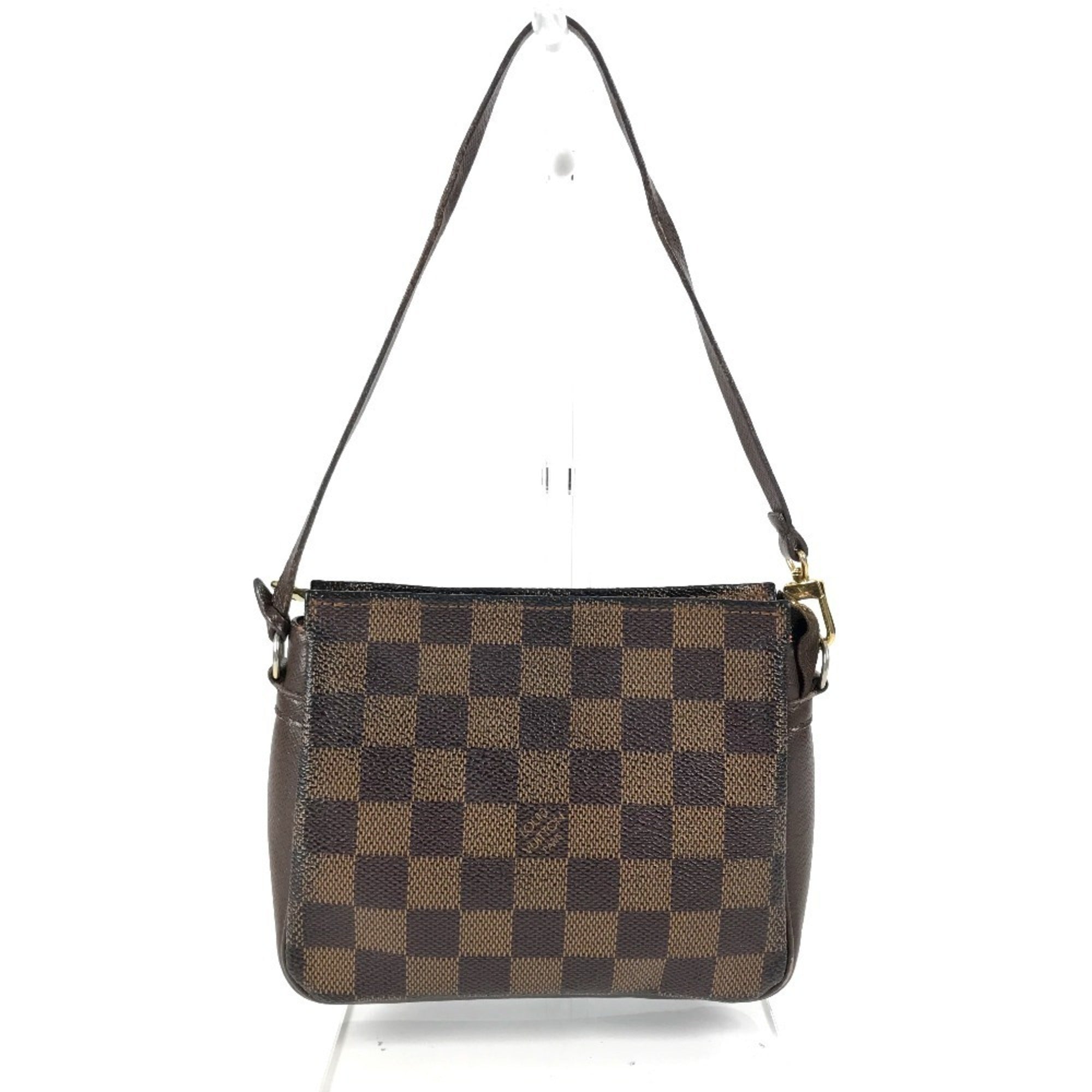 Louis Vuitton Damier Brown Ebene Damier Canvas Handbag Shoulder Bag (Pre-Owned)