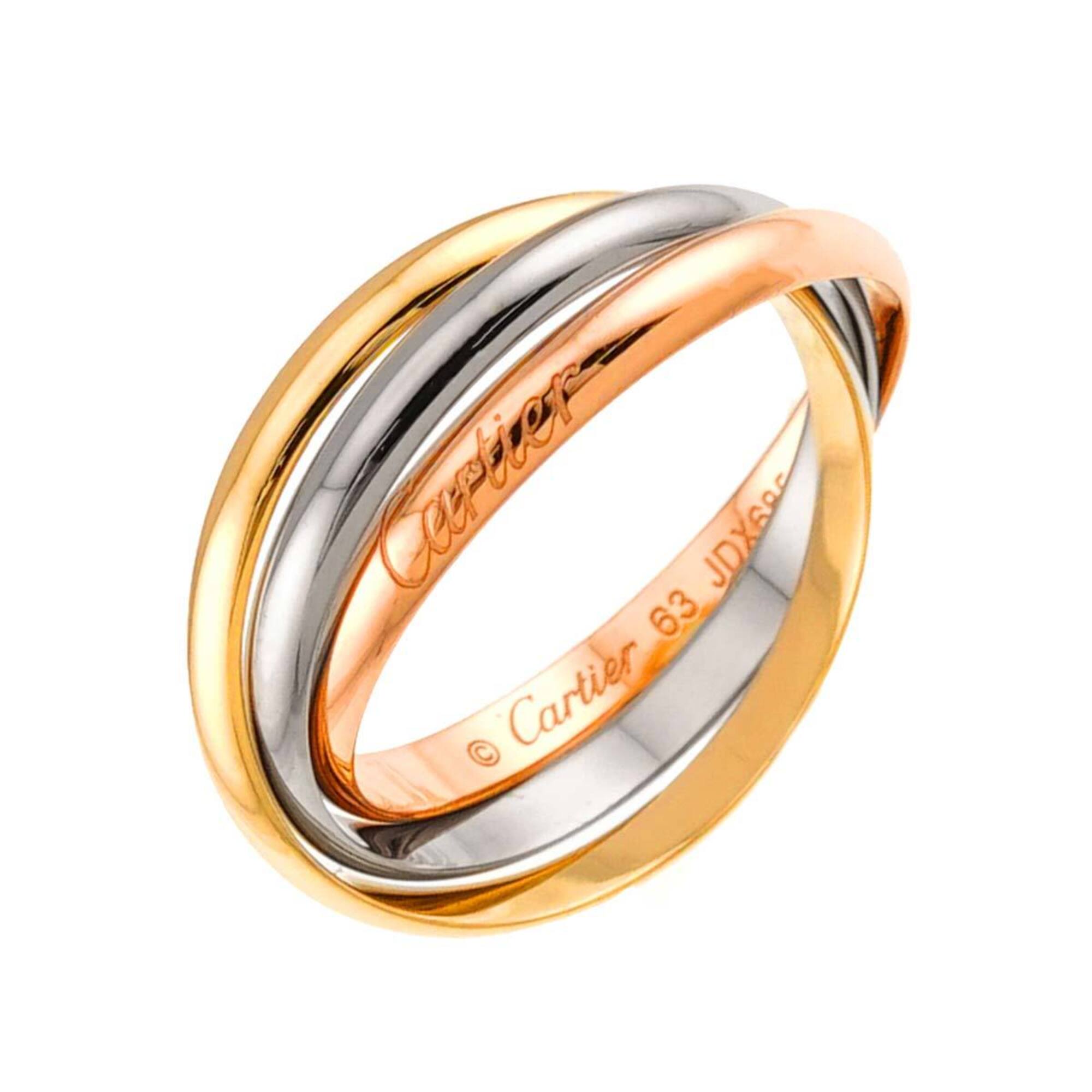 Cartier Yellow Gold (18K) Pink Gold (18K) White Gold (18K) Band Ring (Pre-Owned)