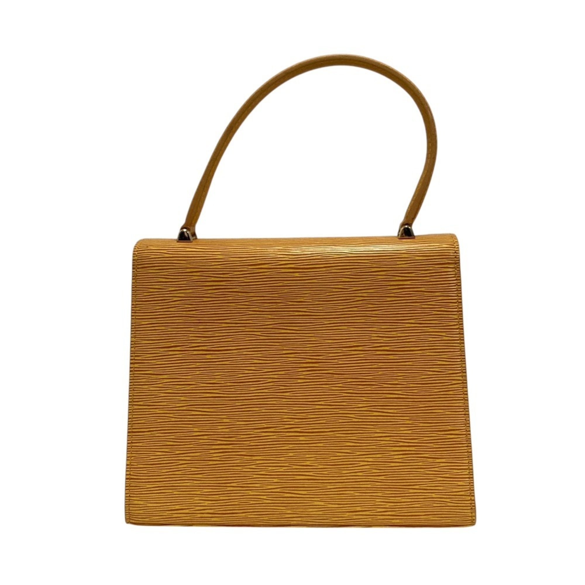 Louis Vuitton Jaune Yellow Epi Leather Handbag (Pre-Owned)