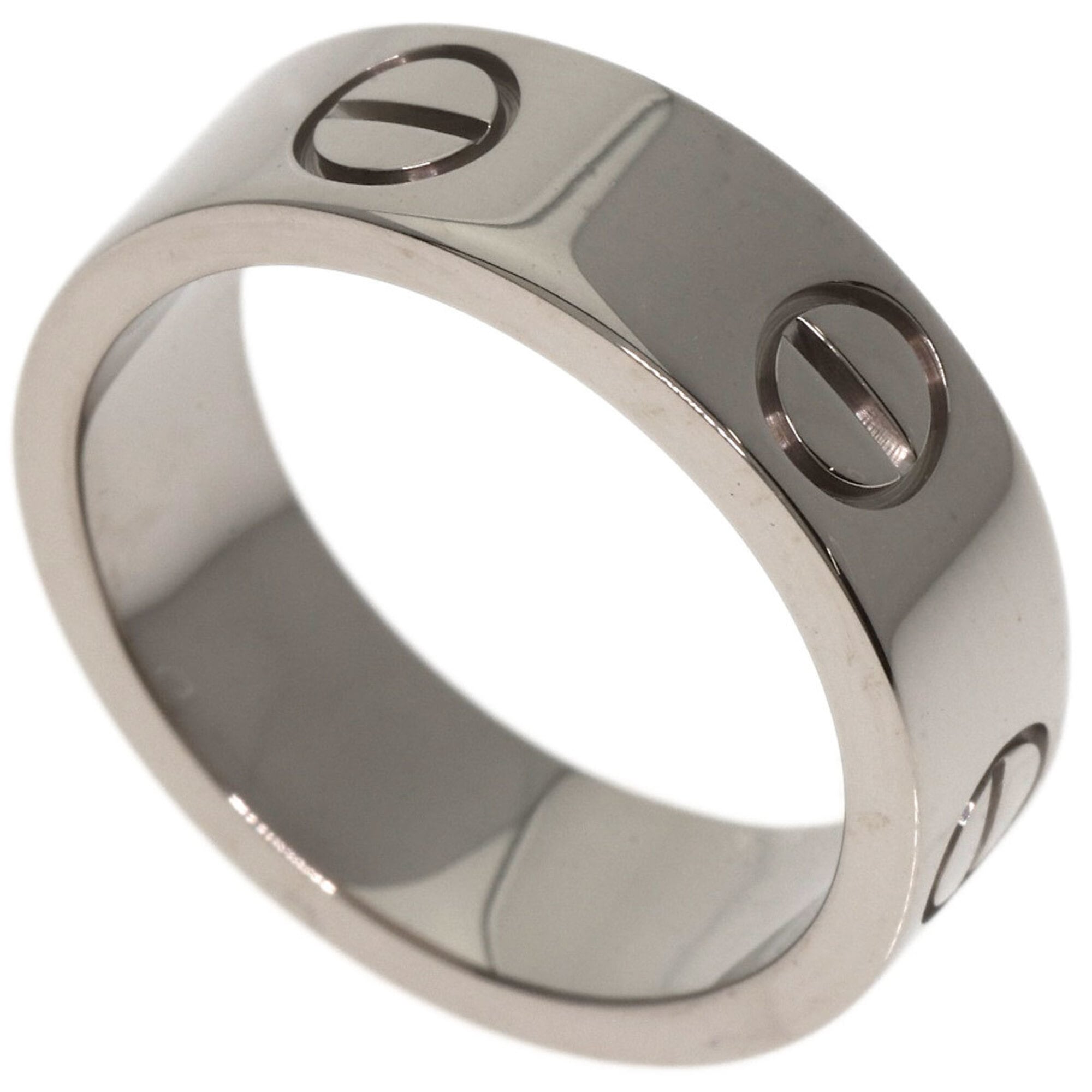 Cartier White Gold White Gold (18K) Band Ring (Pre-Owned)
