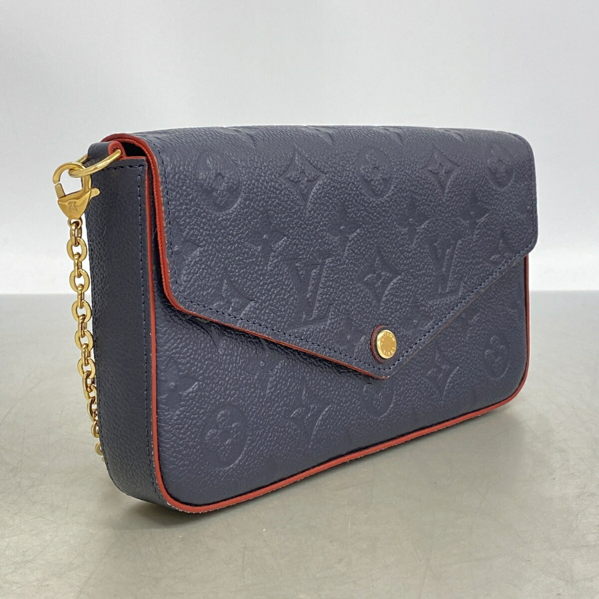 Louis Vuitton Marine Rouge Chain/Shoulder Wallet (Pre-Owned)