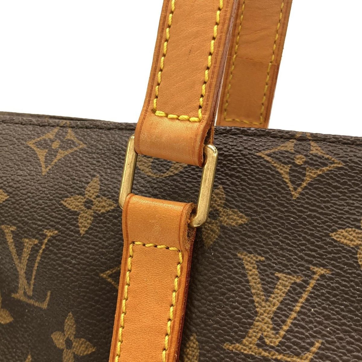Louis Vuitton Marron Coated Canvas Handbag (Pre-Owned)