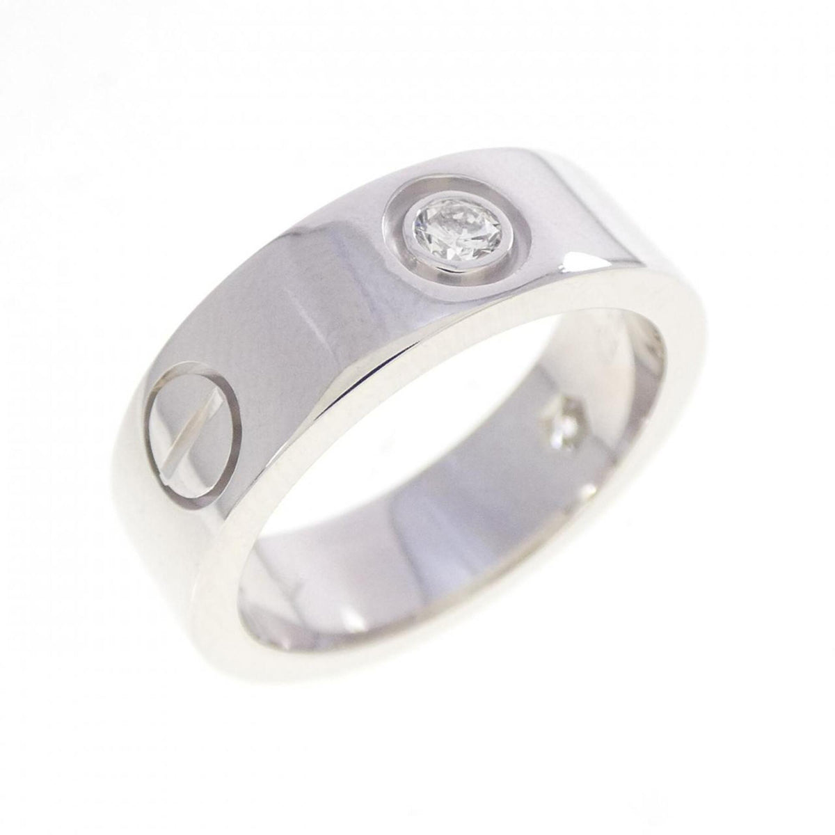 Cartier White Gold (18K) Band Ring (Pre-Owned)