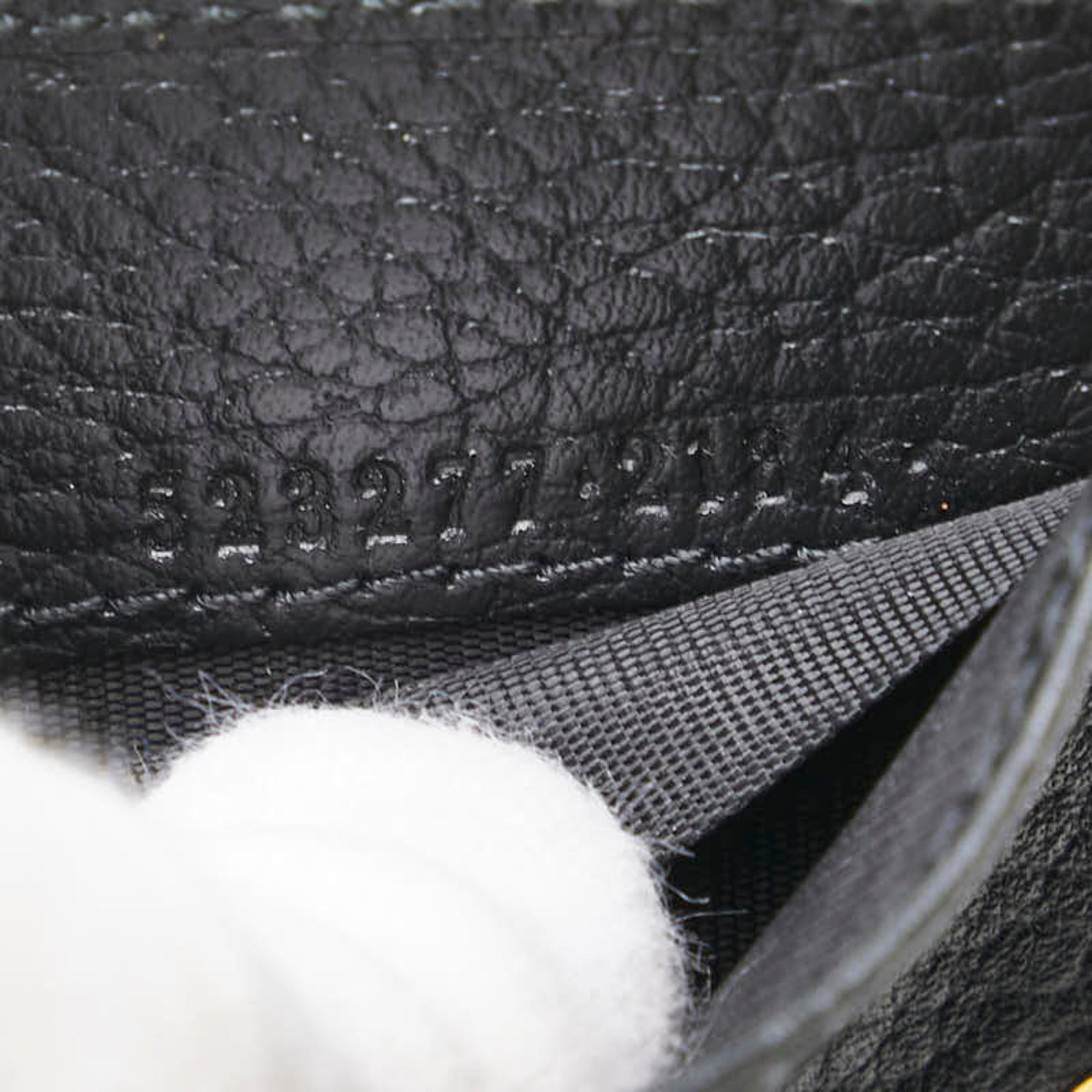 Gucci Black Leather Wallet (Tri-Fold) (Pre-Owned)