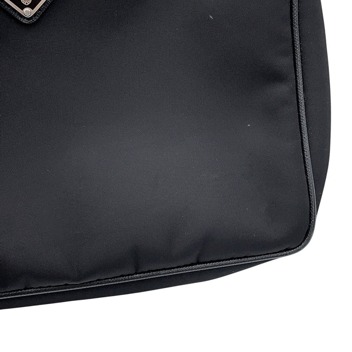 Prada Black Nylon Saffiano Handbag Shoulder Bag (Pre-Owned)