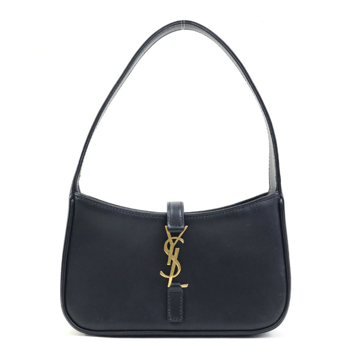 Saint Laurent Black Leather Handbag (Pre-Owned)