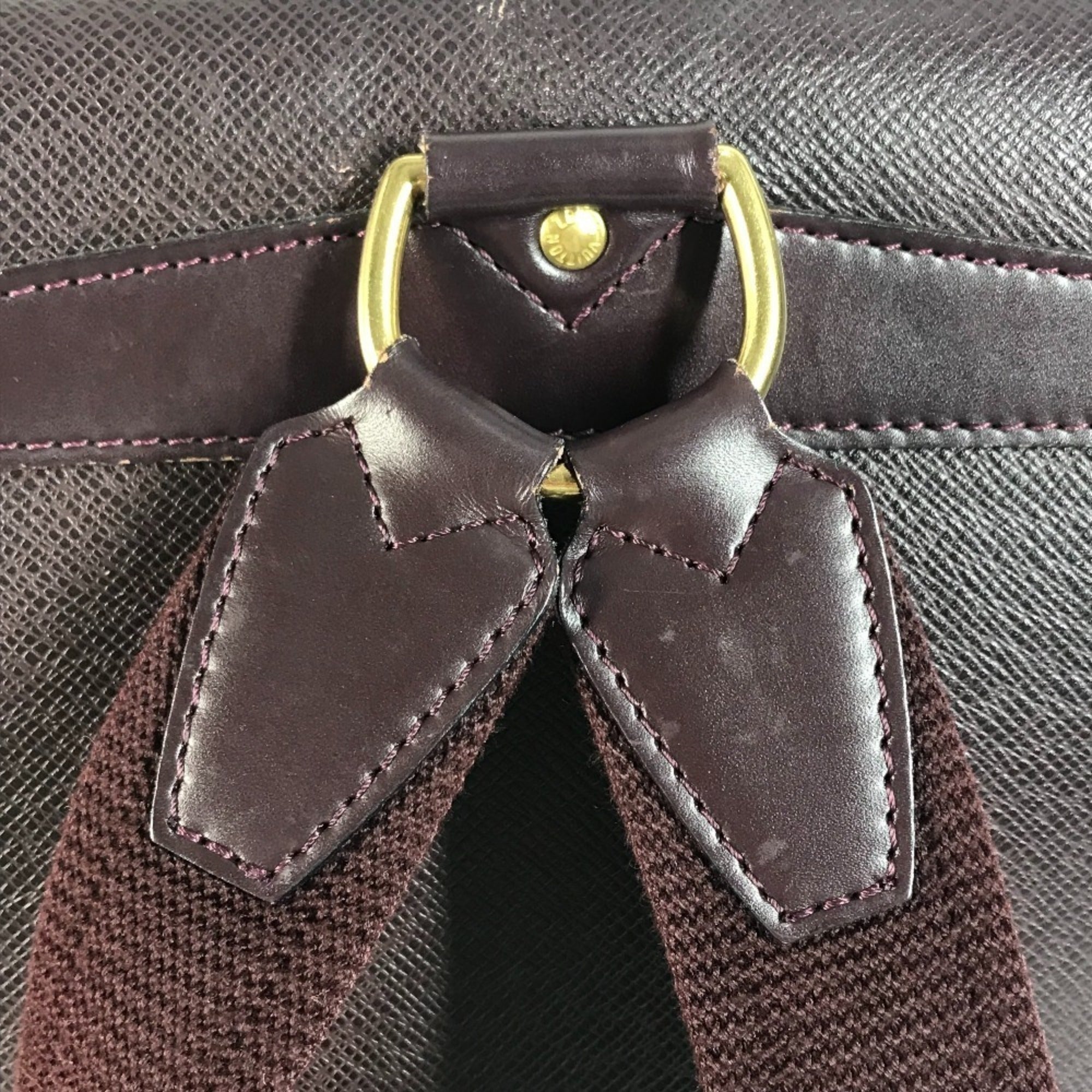 Louis Vuitton Acajou Taiga Leather Backpack (Pre-Owned)