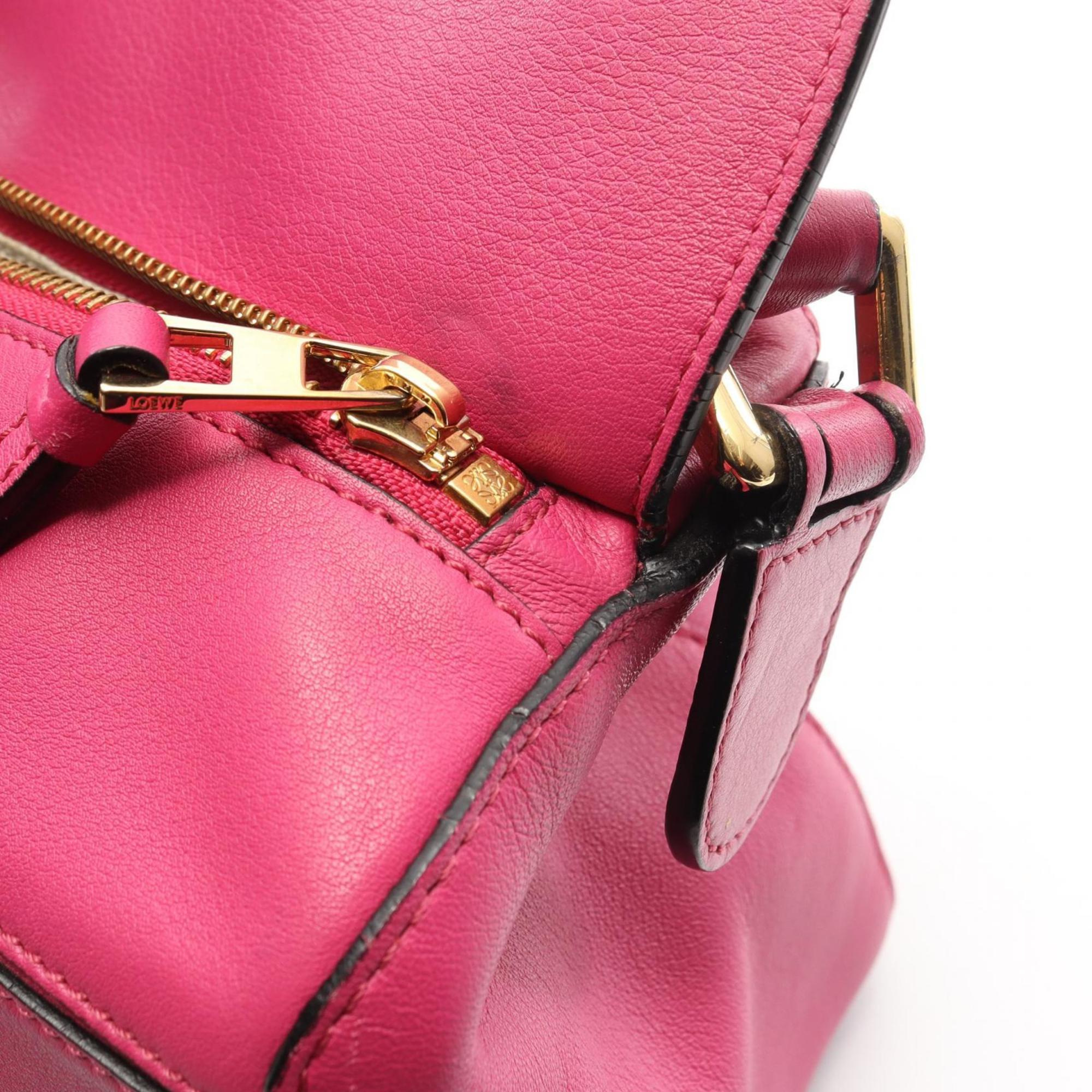 Loewe Pink Leather Handbag (Pre-Owned)