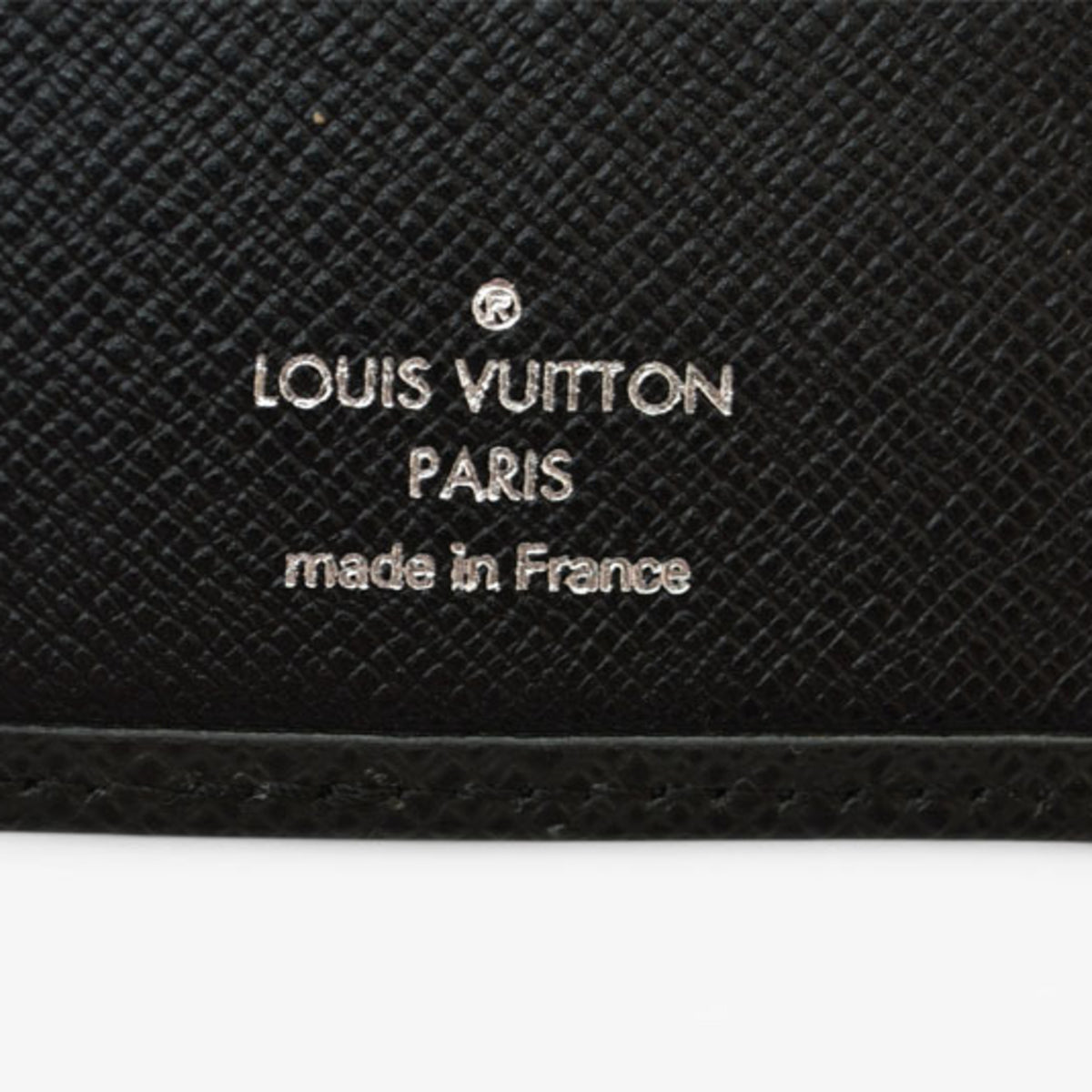 Louis Vuitton Taiga Ardoise Leather Long Wallet (Bi-Fold) (Pre-Owned)