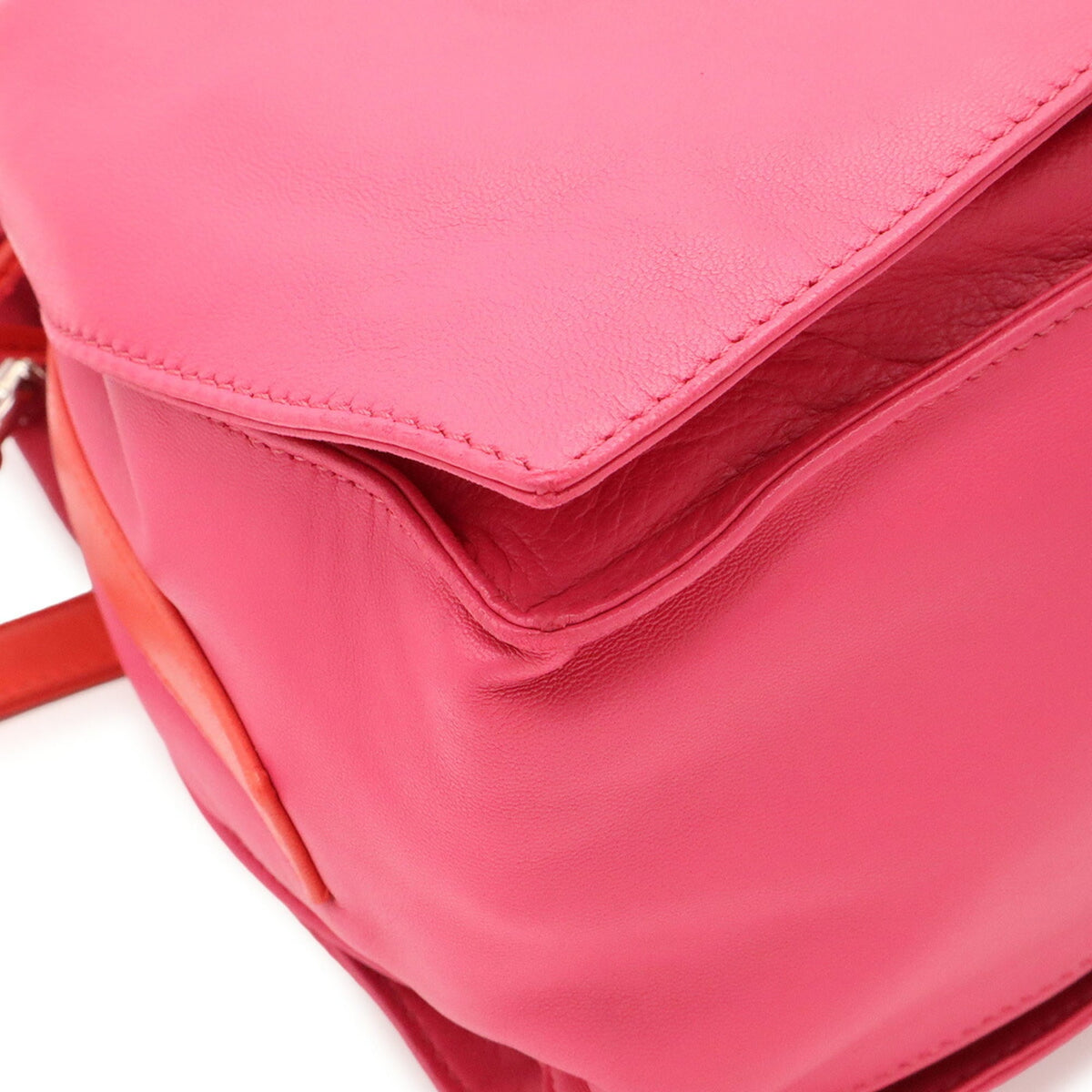 Loewe Orange Pink Nappa Leather Shoulder Bag (Pre-Owned)