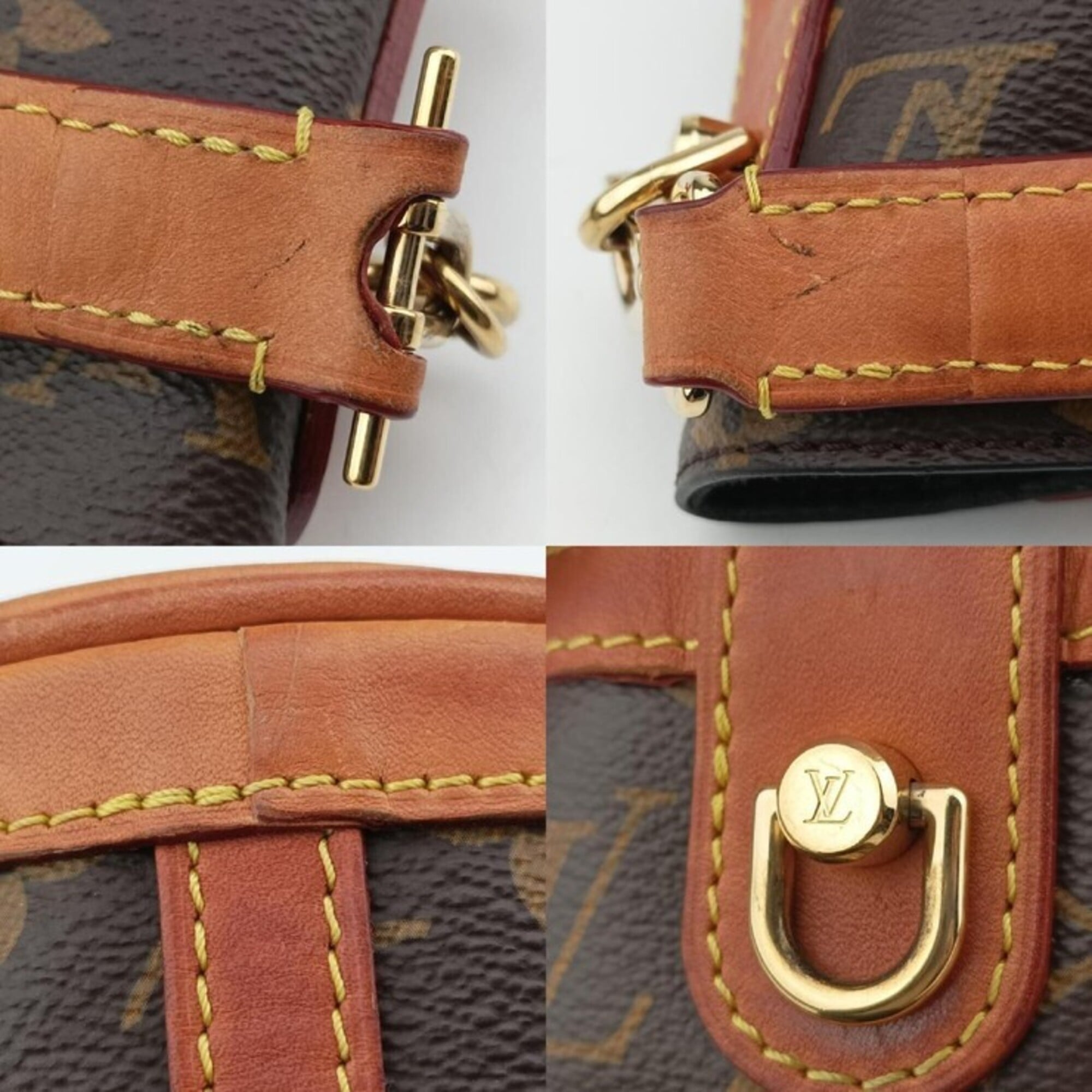 Louis Vuitton Brown Monogram Monogram Handbag Shoulder Bag (Pre-Owned)
