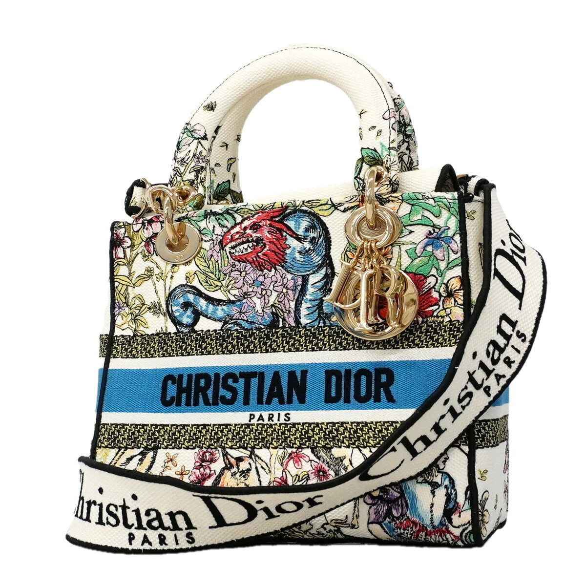 Christian Dior Multi-Color Canvas Handbag (Pre-Owned)