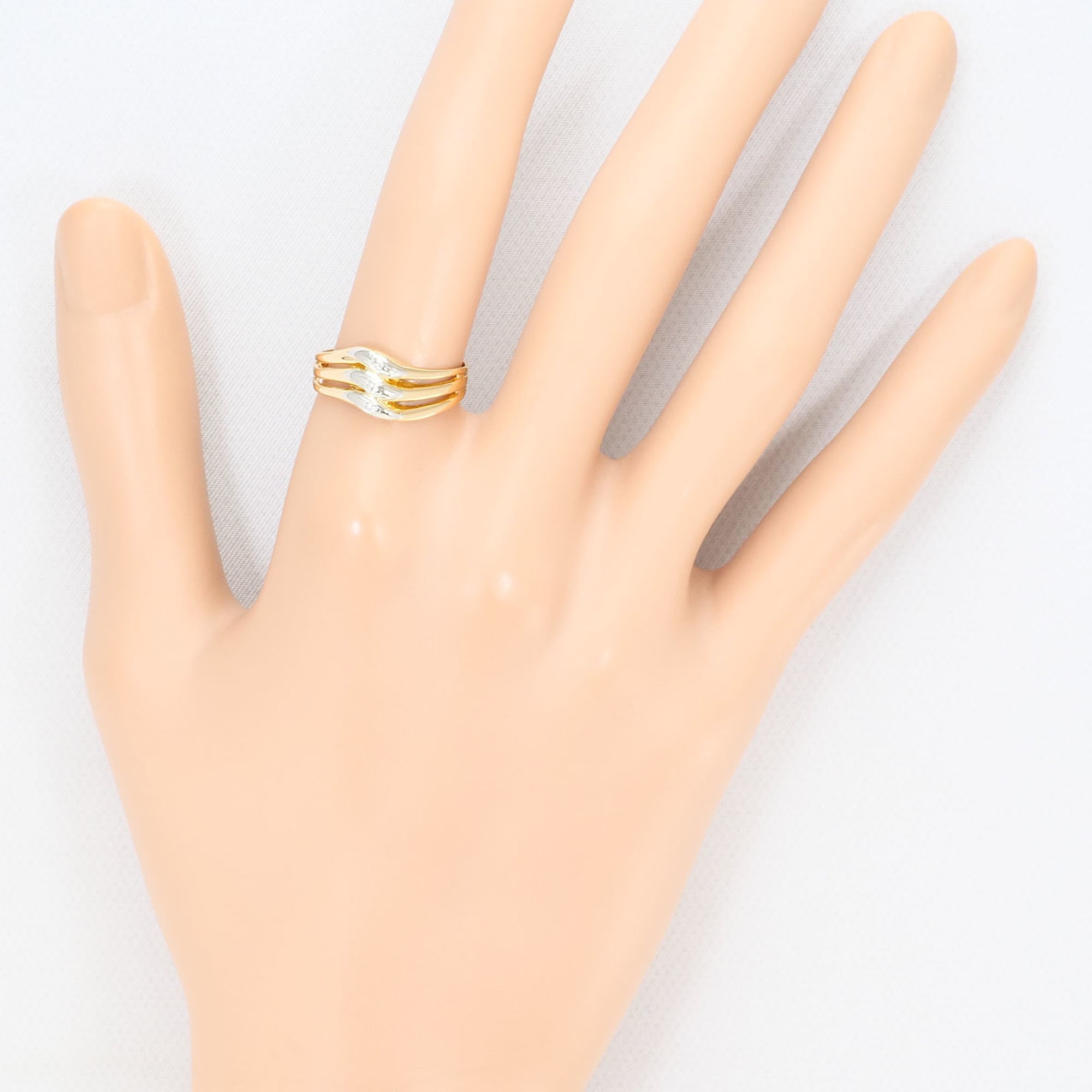 Unbranded Platinum Yellow Gold Yellow Gold (18K) Platinum 900 Band Ring (Pre-Owned)