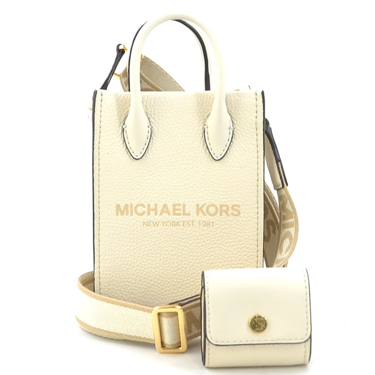 Michael Kors Ivory Leather Shoulder Bag (Pre-Owned)