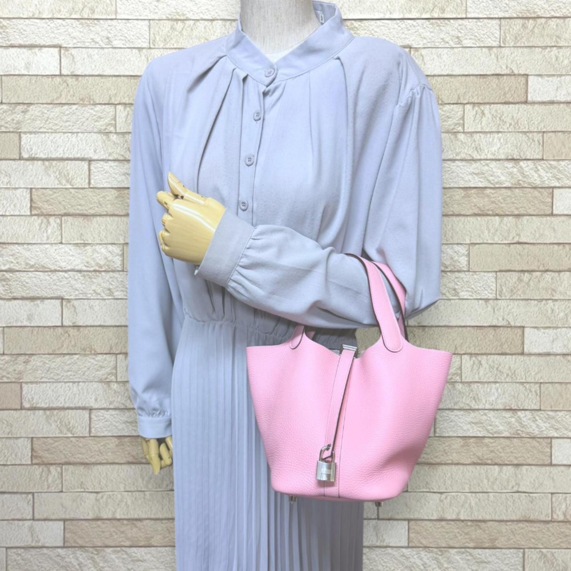 Hermes Picotin Pink Rose Sakura Handbag (Pre-Owned)