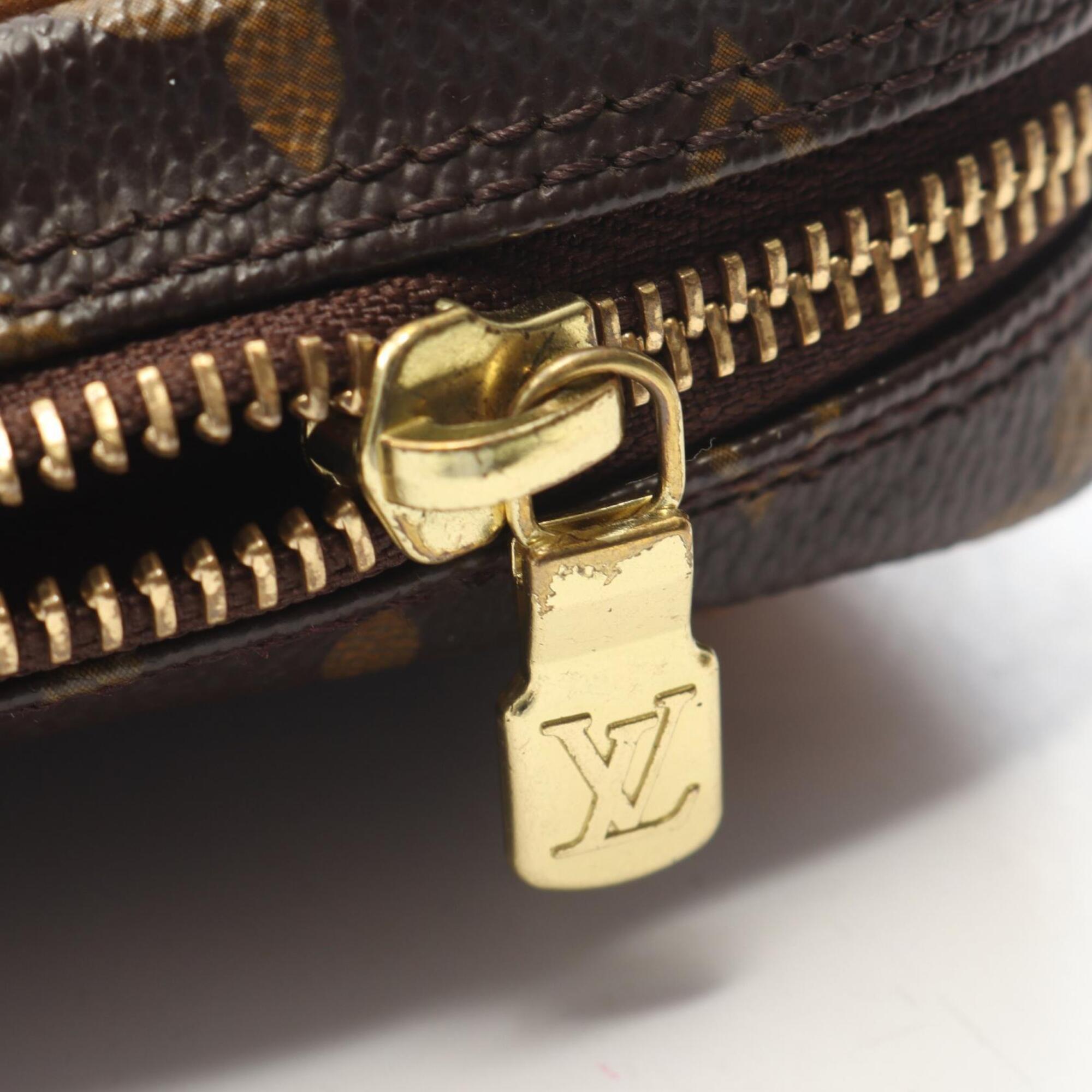 Louis Vuitton Brown Pvc Leather Handbag Shoulder Bag (Pre-Owned)