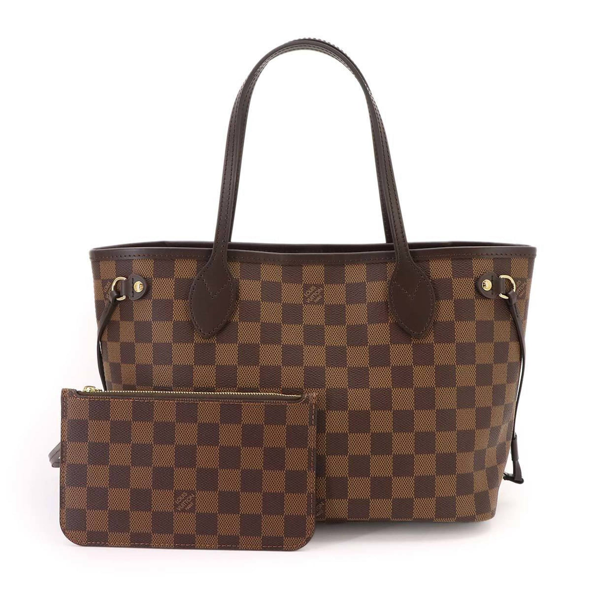 Louis Vuitton Brown Damier Canvas Ebene Damier Canvas Handbag Tote Bag (Pre-Owned)