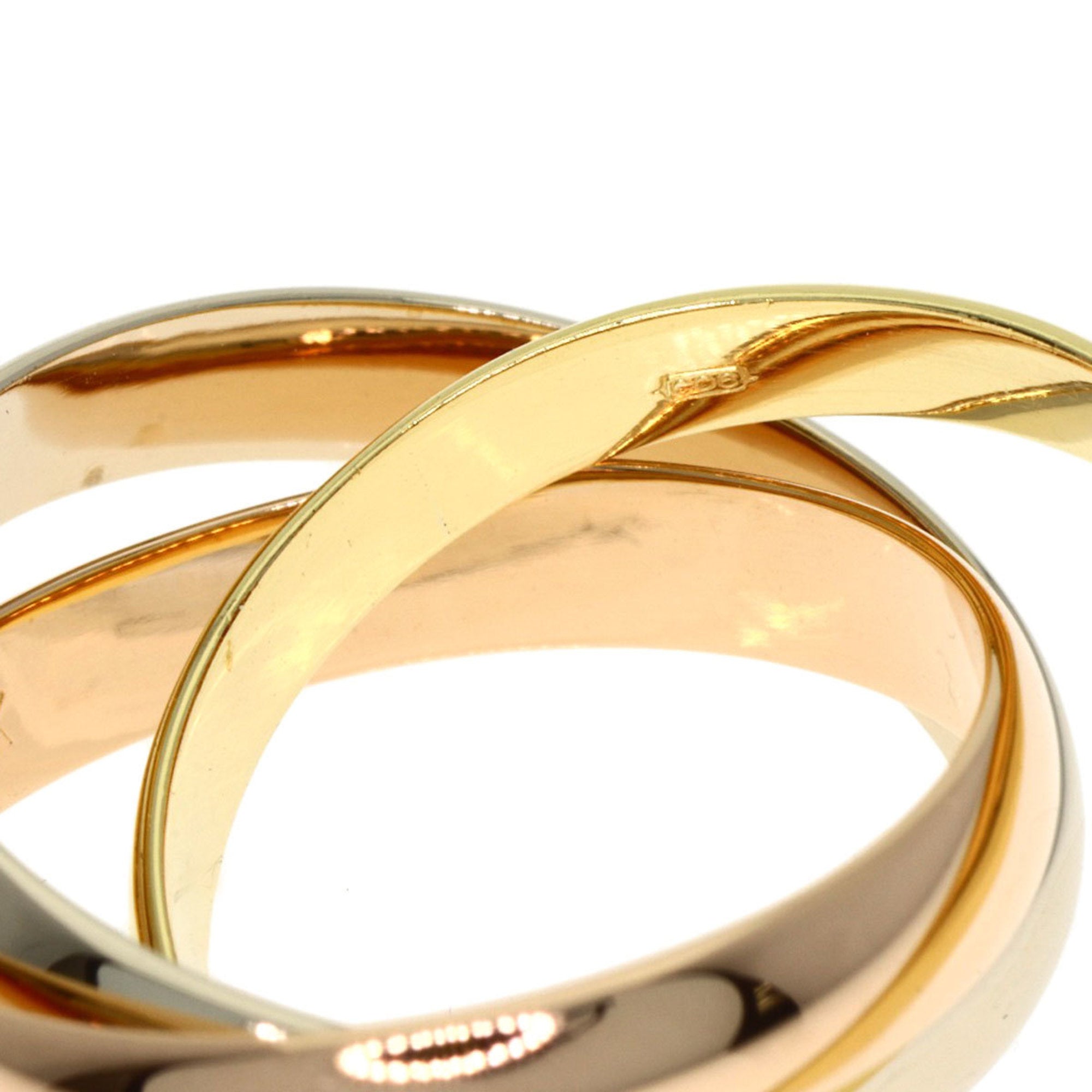 Cartier Yellow Gold (18K) Pink Gold (18K) White Gold (18K) Band Ring (Pre-Owned)