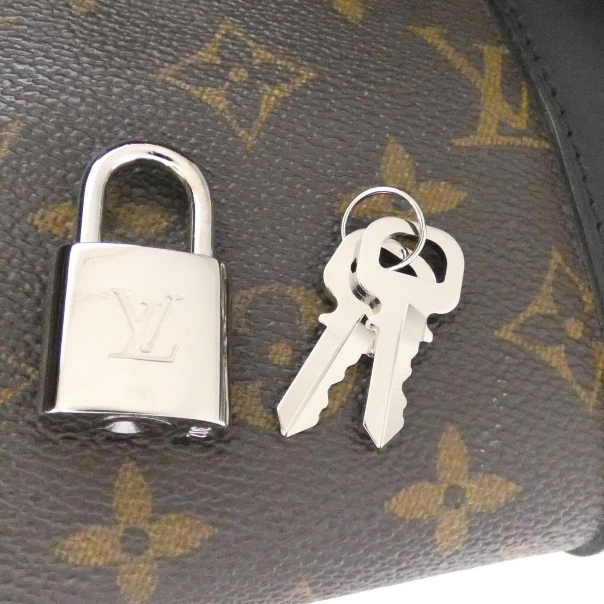Louis Vuitton Brown Coated Canvas Boston Bag (Pre-Owned)