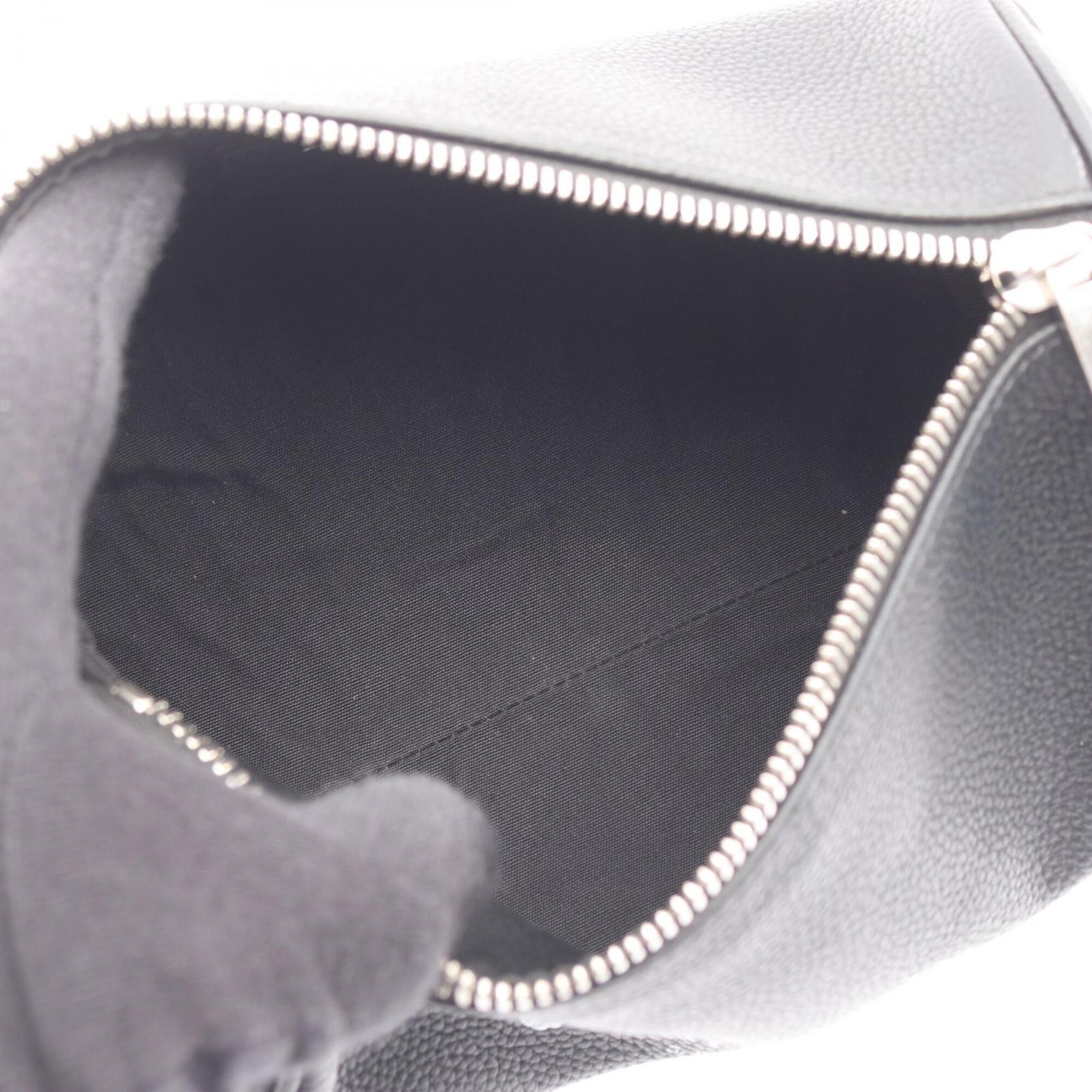 Christian Dior Black Leather Handbag Shoulder Bag (Pre-Owned)