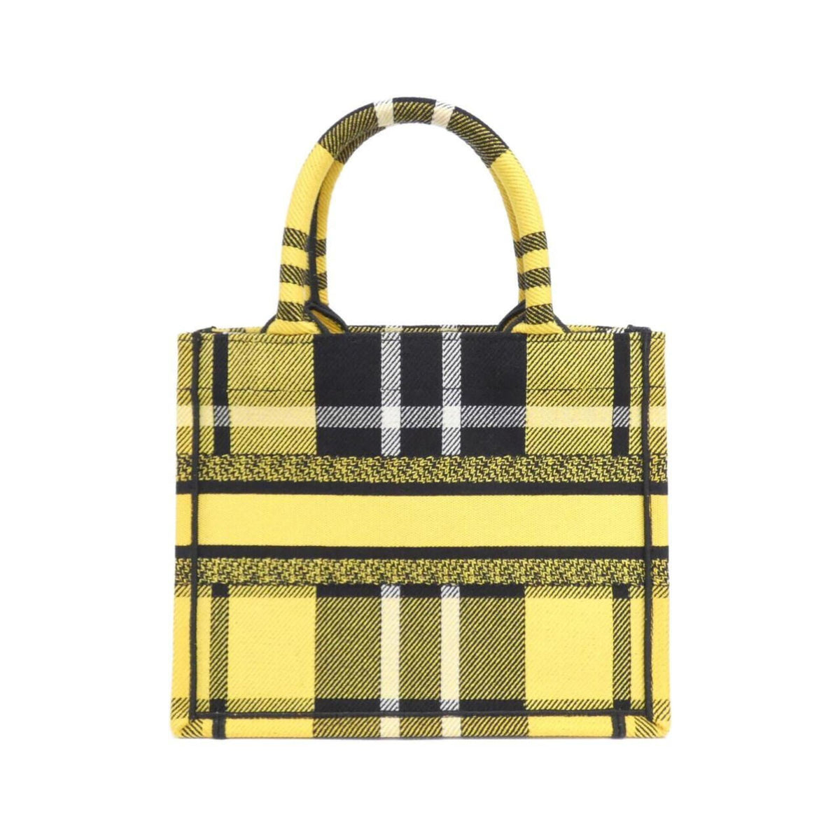 Christian Dior Black Yellow Canvas Handbag (Pre-Owned)