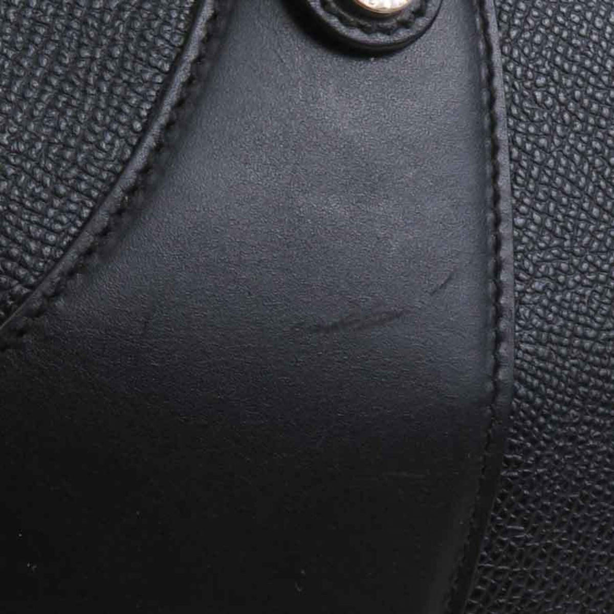 Bvlgari Black Leather Handbag (Pre-Owned)