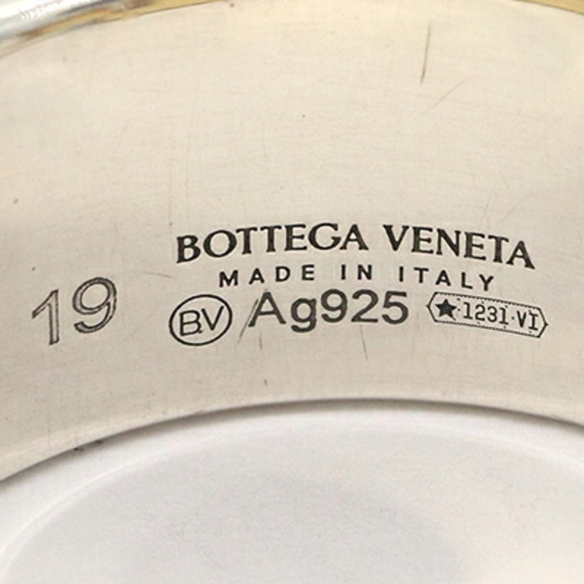 Bottega Veneta Gold Silver Sterling Silver 925 (Pre-Owned)