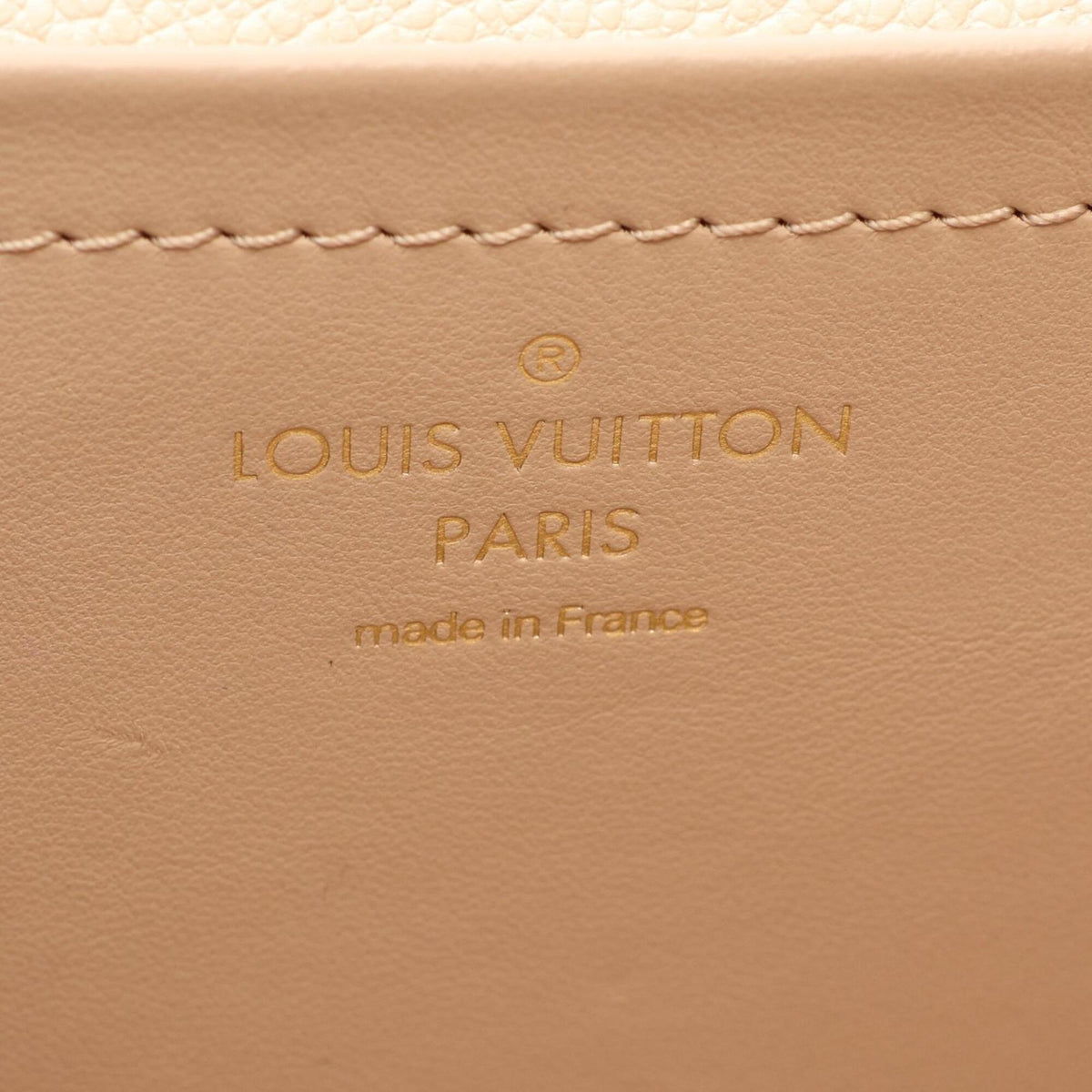 Louis Vuitton Beige Monogram Empreinte Leather Handbag Shoulder Bag (Pre-Owned)
