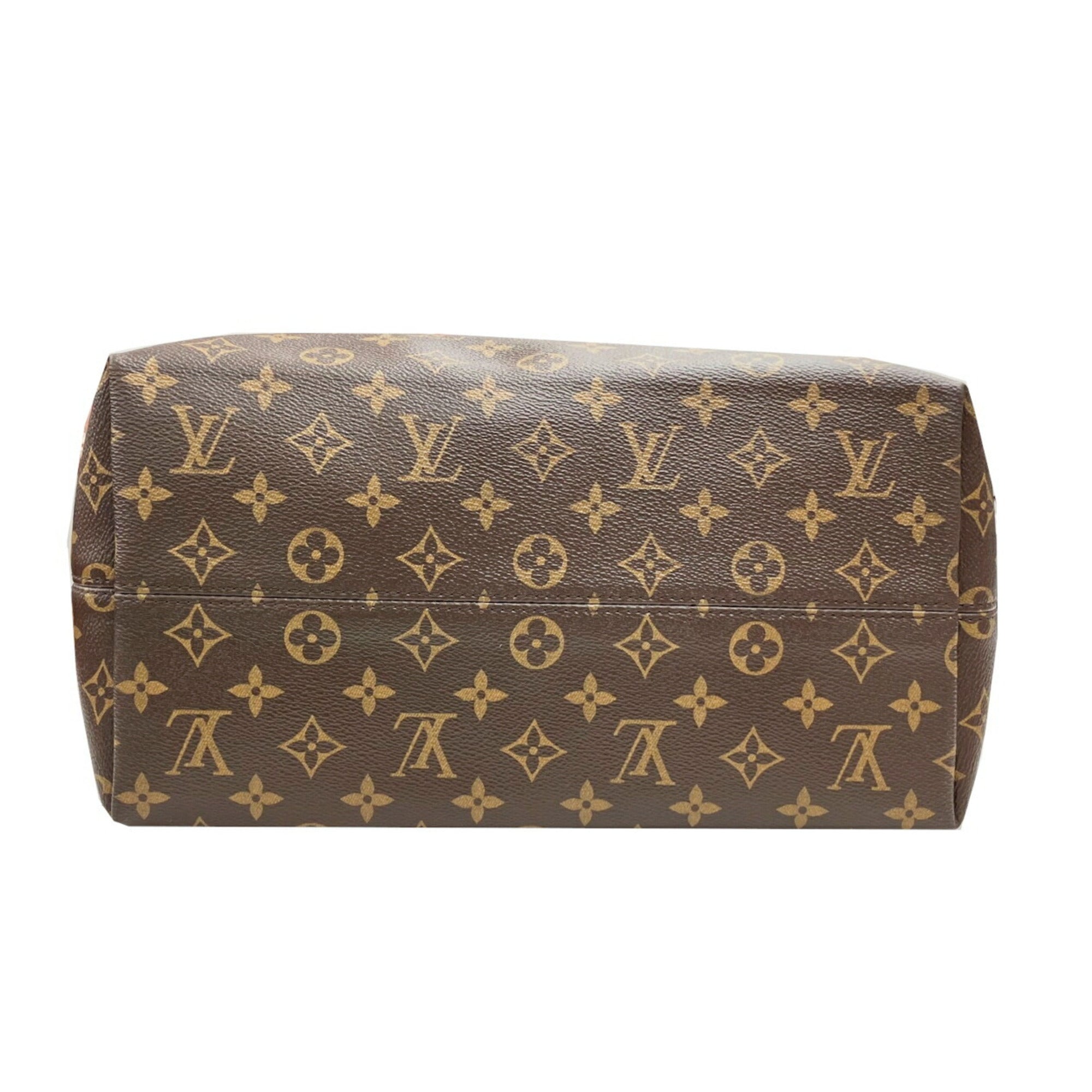 Louis Vuitton Brown Monogram Handbag Tote Bag (Pre-Owned)