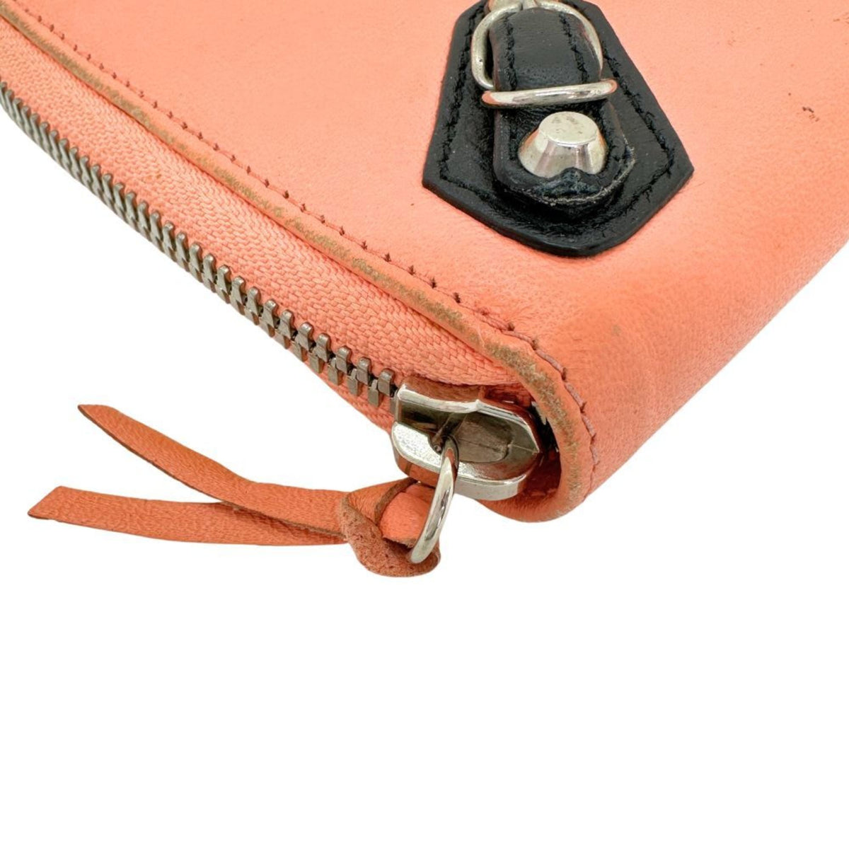 Balenciaga Pink Leather Coin Purse/Coin Case (Pre-Owned)