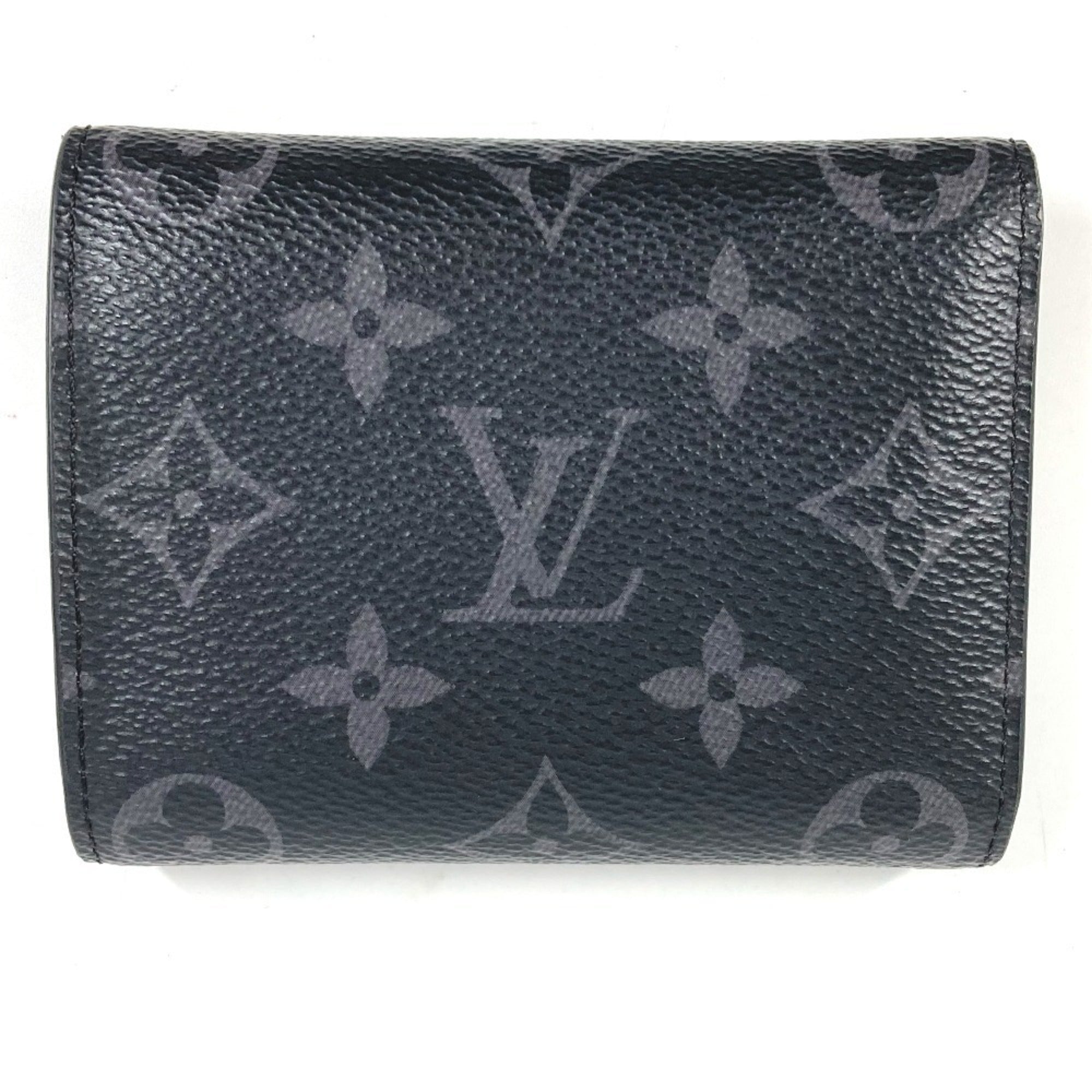 Louis Vuitton Black Monogram Eclipse Monogram Eclipse Wallet (Tri-Fold) (Pre-Owned)