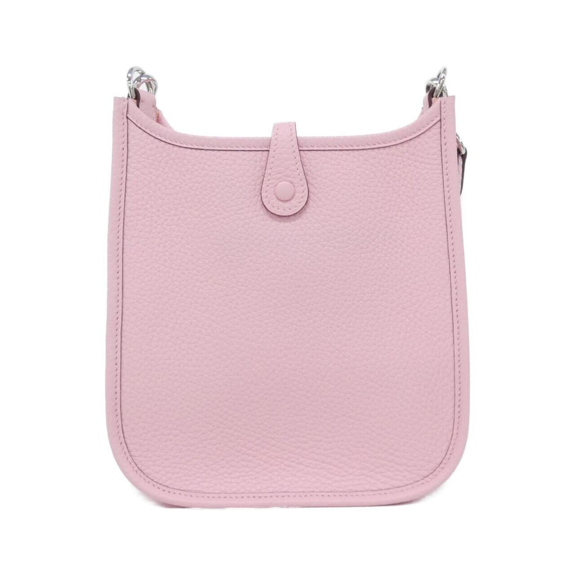 Hermes Rose Sakura Taurillon Clemence Leather Shoulder Bag (Pre-Owned)