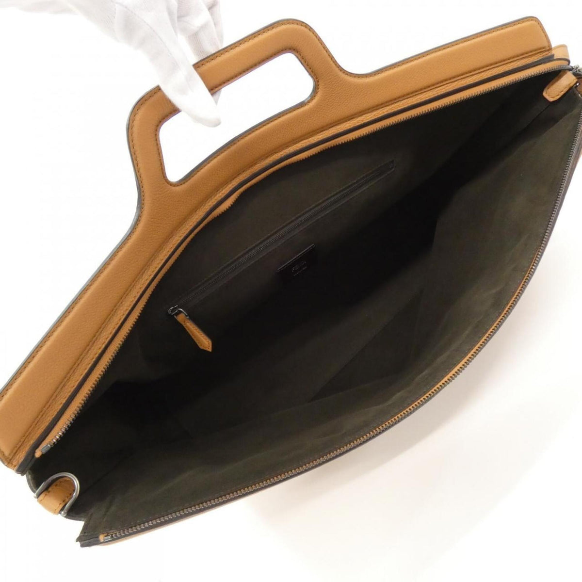 Fendi Brown Leather Handbag (Pre-Owned)