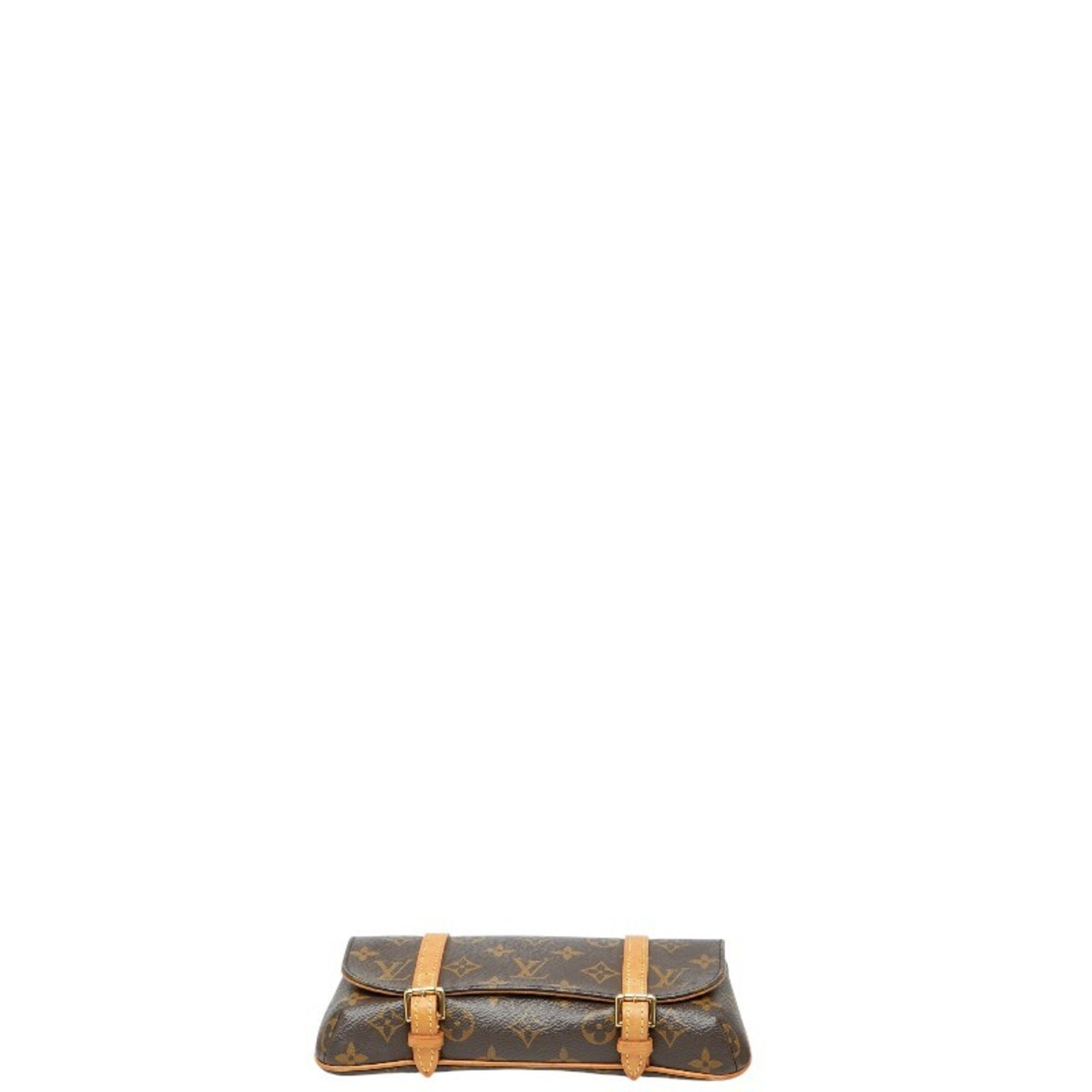 Louis Vuitton Brown Pvc Leather Fanny Pack Pochette (Pre-Owned)