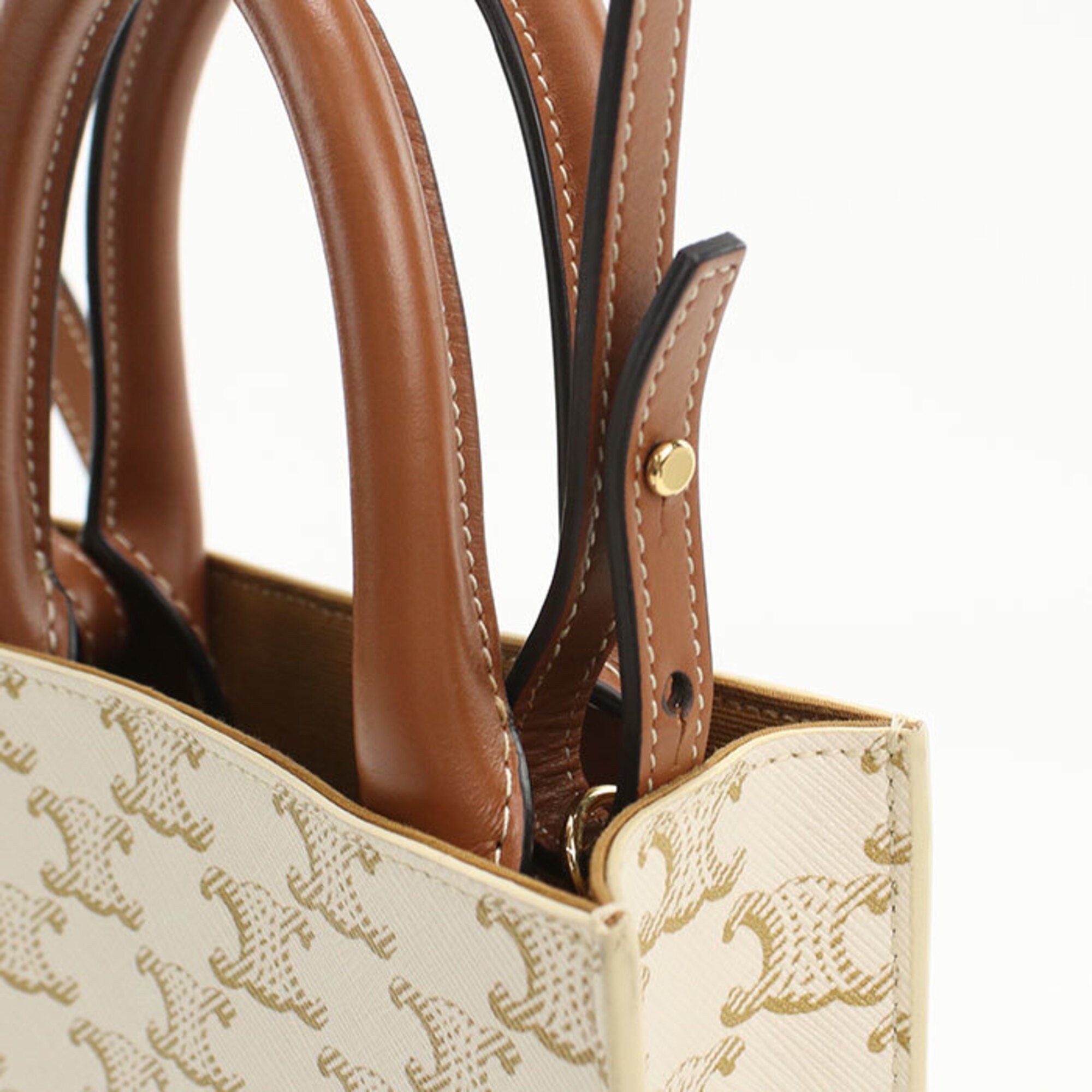 Celine White Pvc Handbag (Pre-Owned)