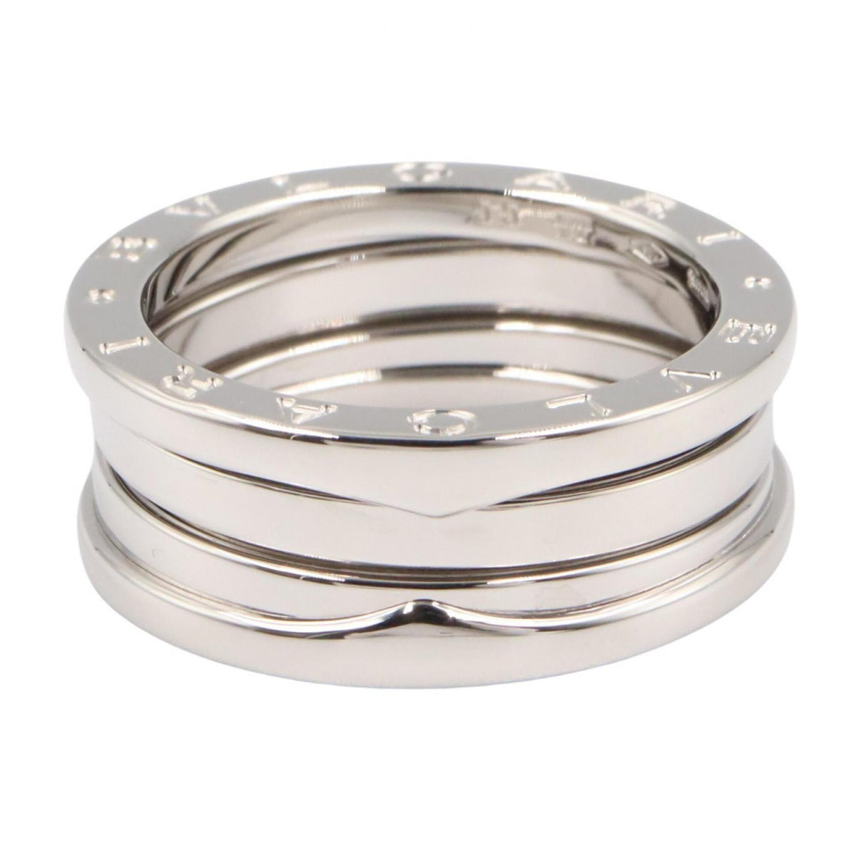 Bvlgari Silver Silver 925 Band Ring (Pre-Owned)