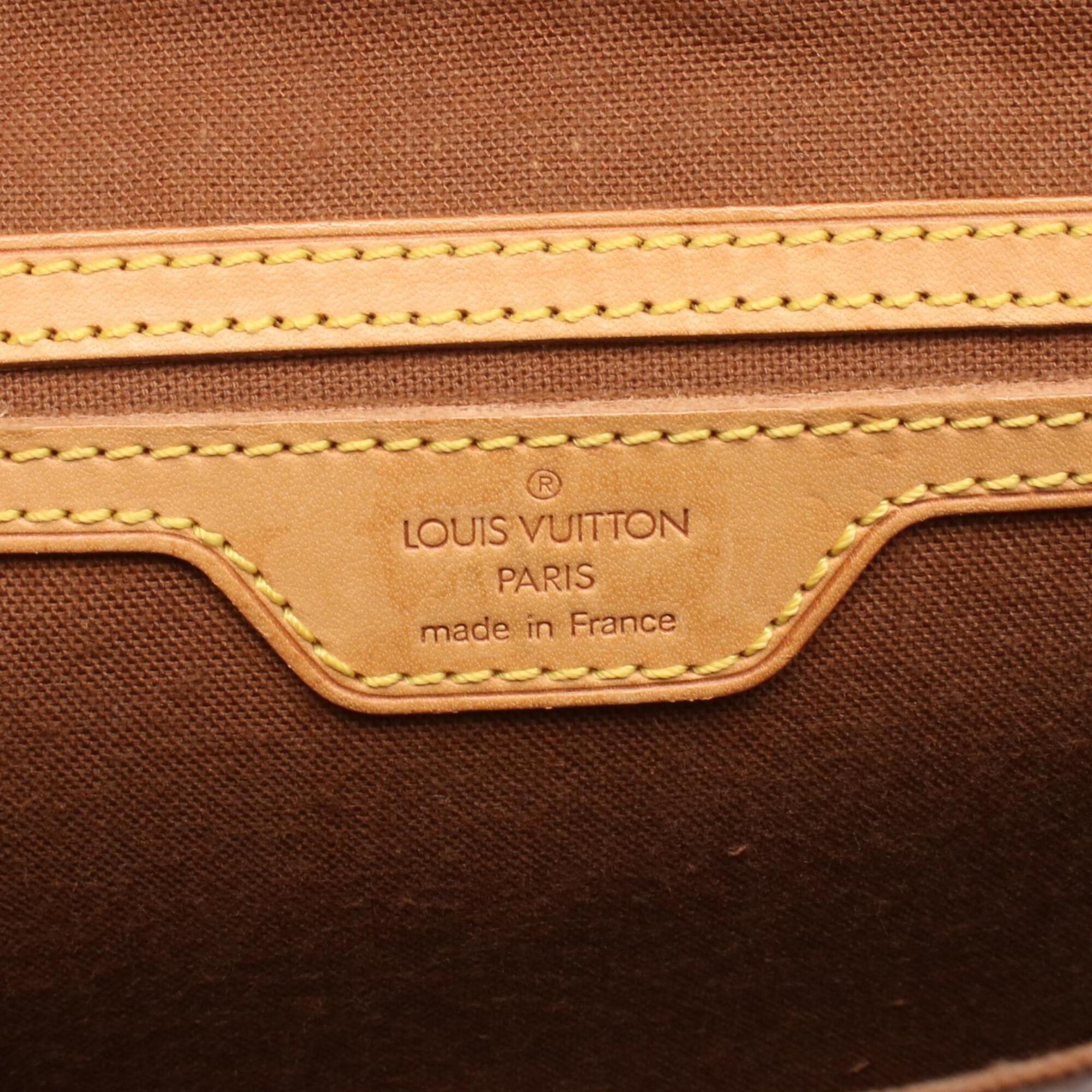 Louis Vuitton Brown Pvc Leather Handbag (Pre-Owned)