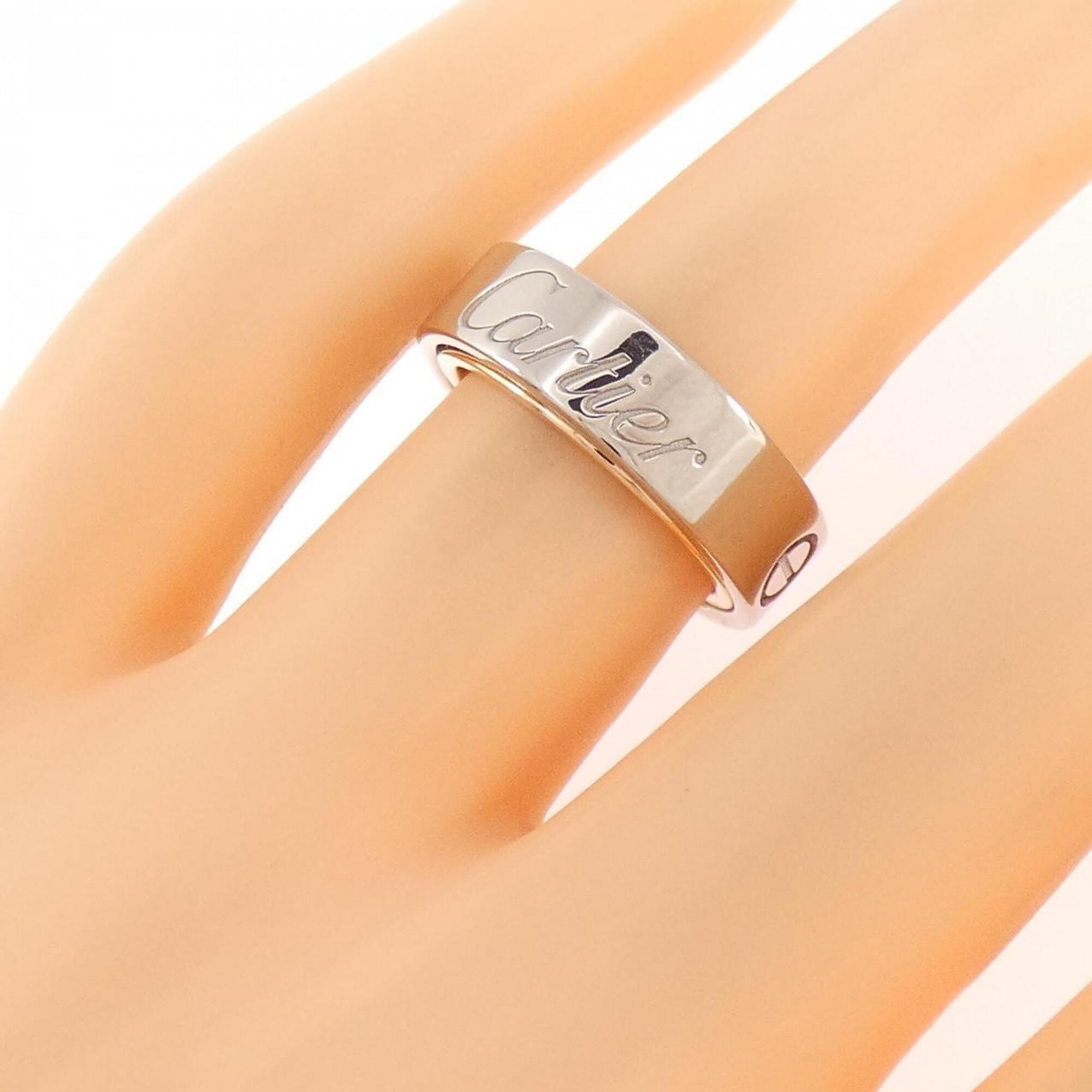 Cartier Pink Gold (18K) White Gold (18K) Band Ring (Pre-Owned)