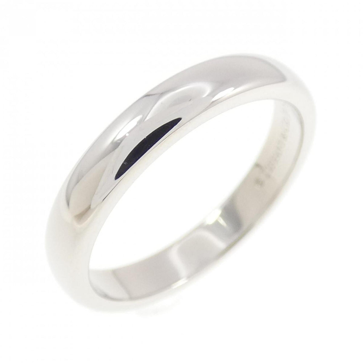 Tiffany Platinum Platinum 950 Band Ring (Pre-Owned)