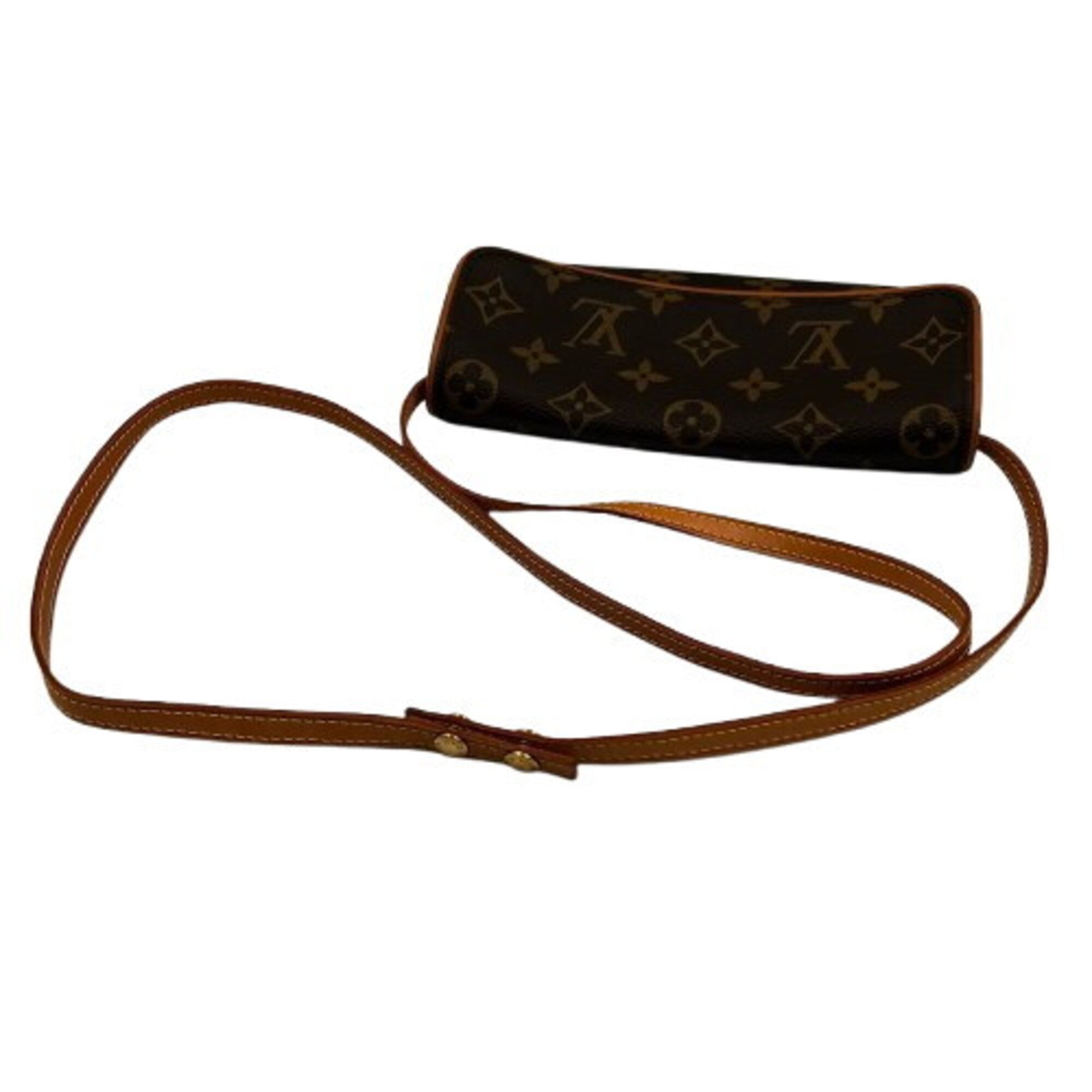 Louis Vuitton Monogram Brown Pvc Pochette Shoulder Bag (Pre-Owned)