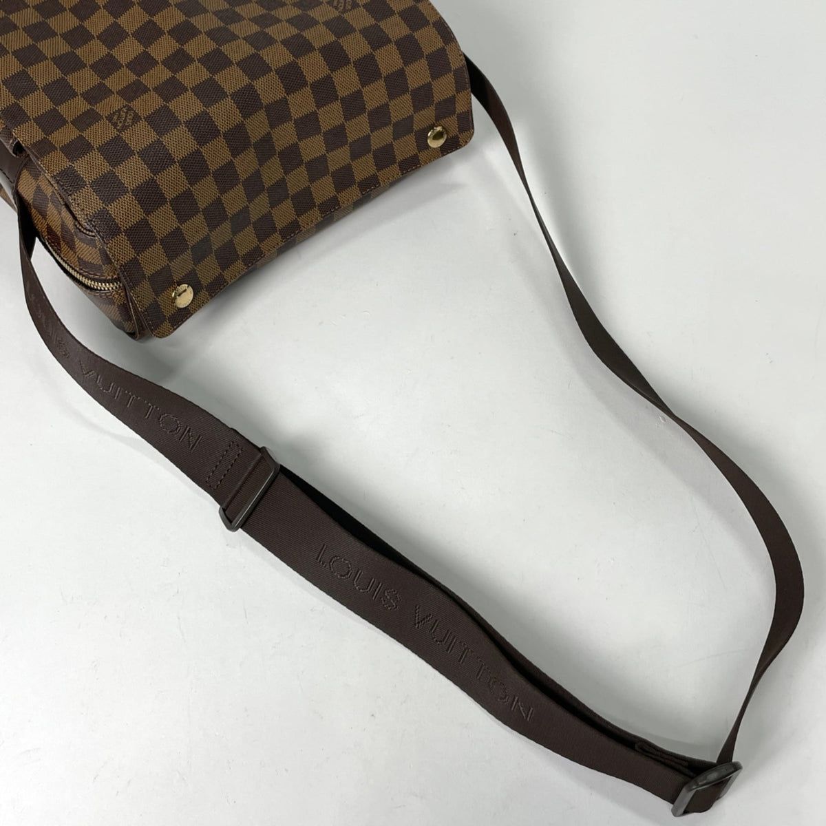 Louis Vuitton Brown Damier Canvas Shoulder Bag (Pre-Owned)