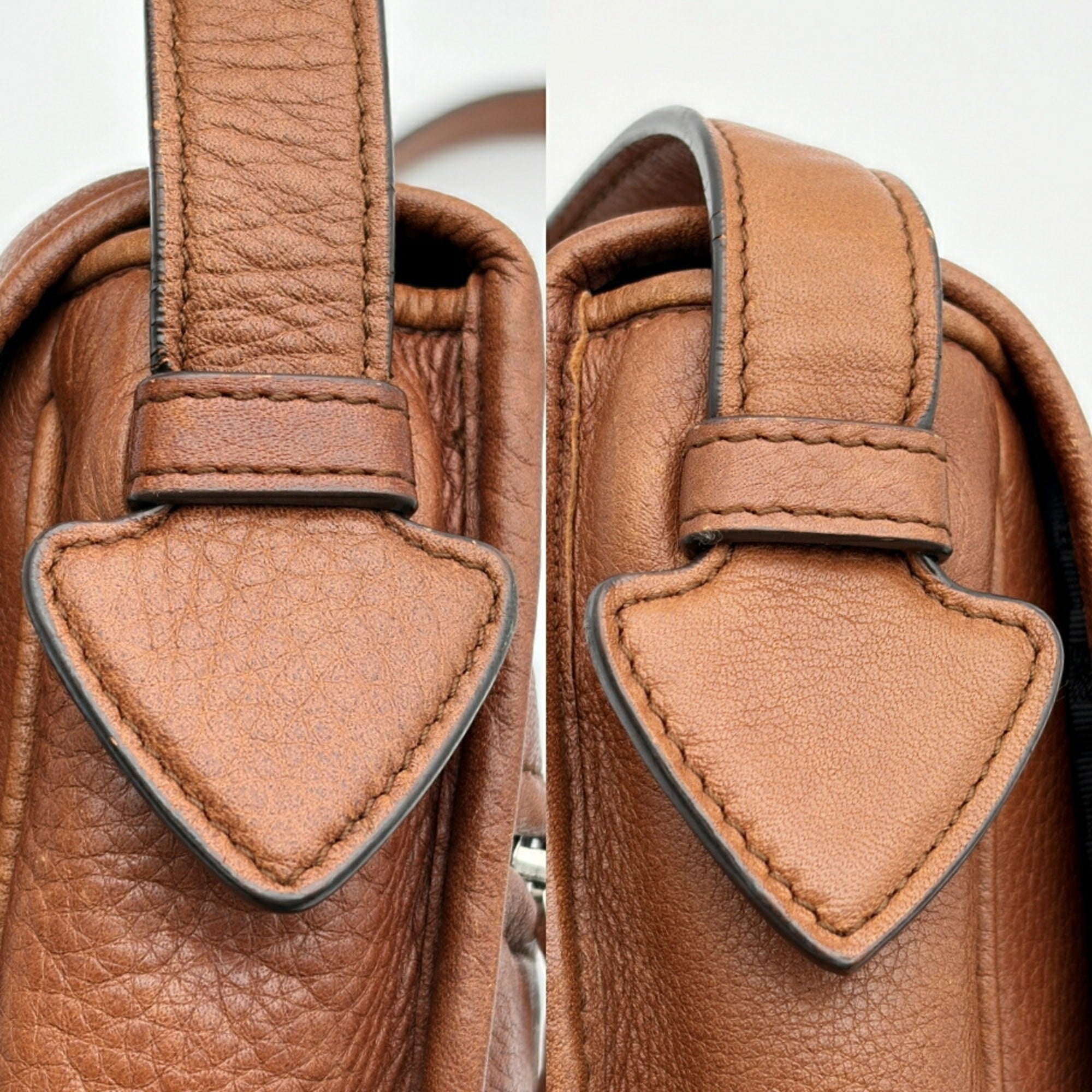 Loewe Brown Leather Shoulder Bag (Pre-Owned)