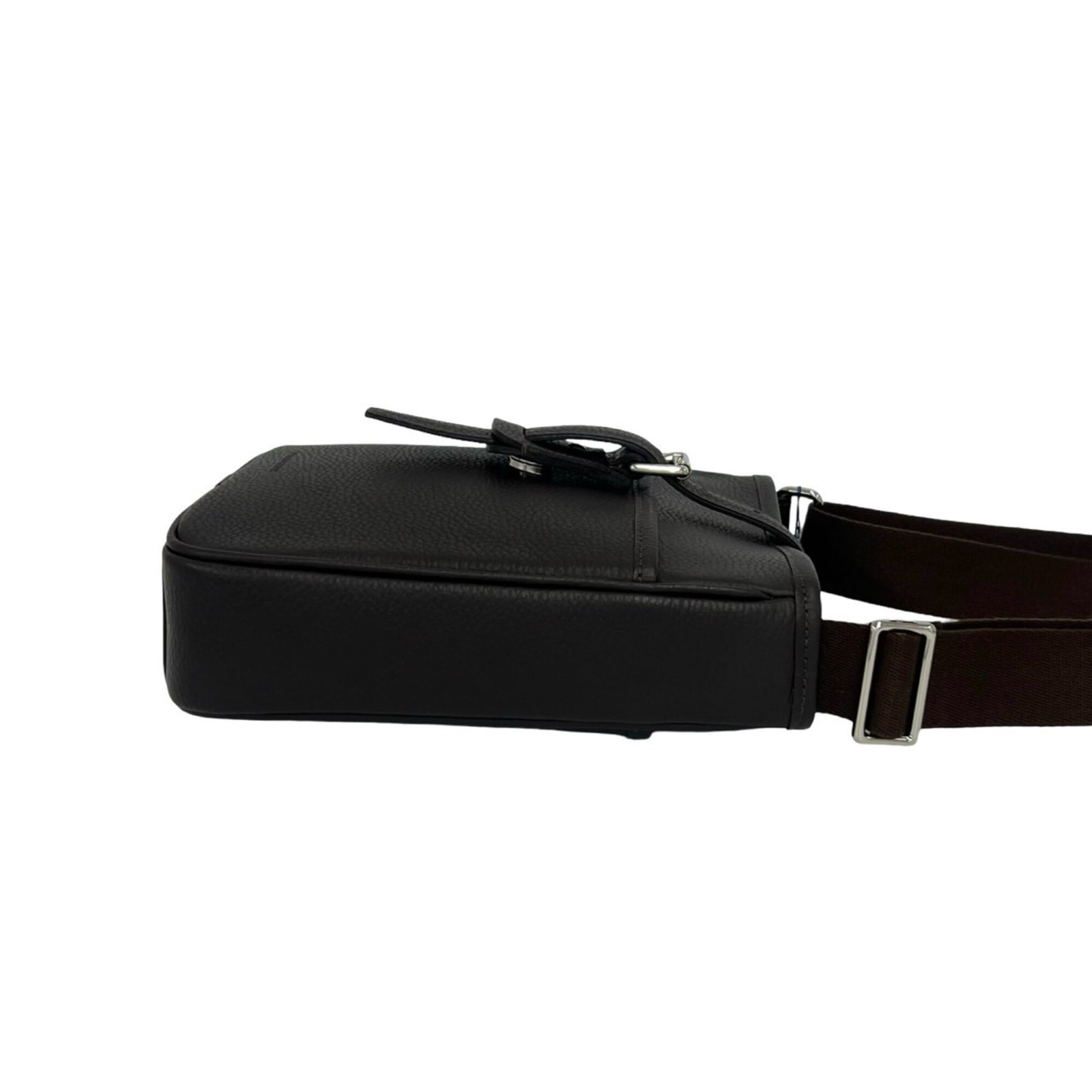 Burberry Brown Leather Pochette Shoulder Bag (Pre-Owned)