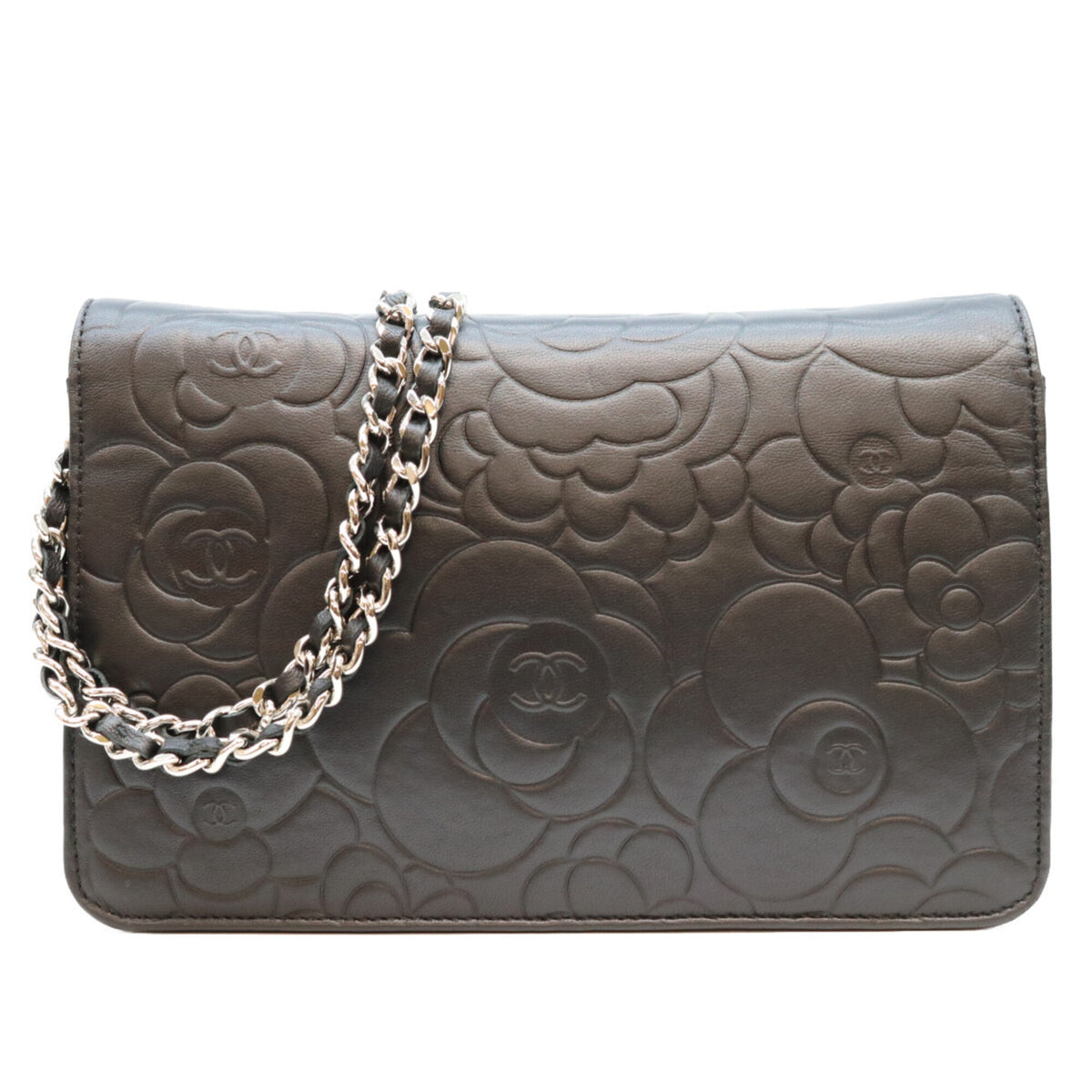 Chanel Black Leather Shoulder Bag (Pre-Owned)