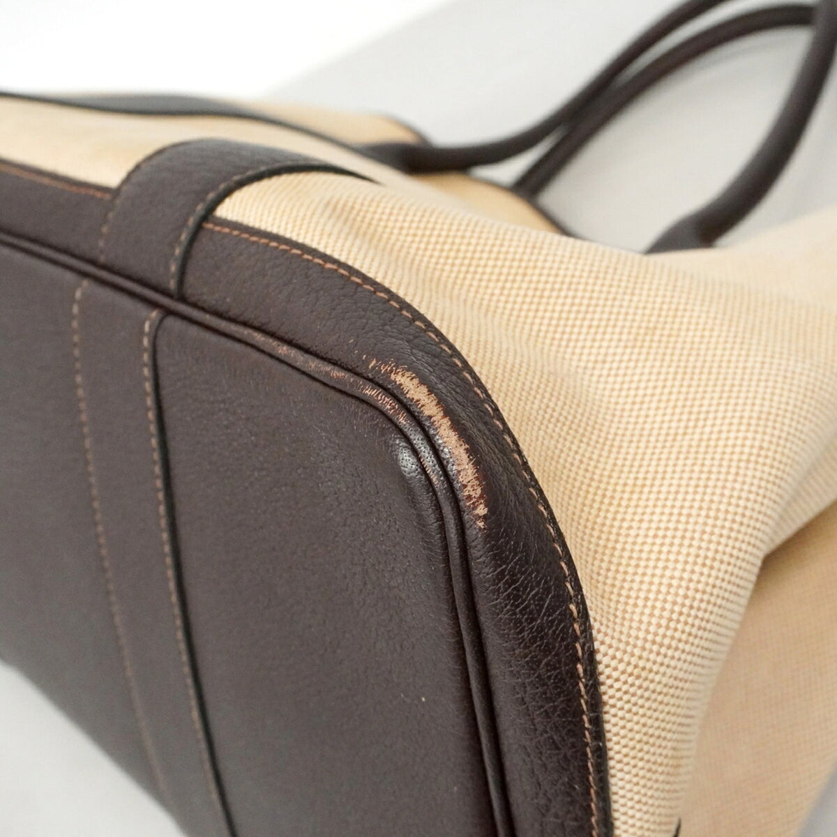 Hermes Brown Toile H Tote Bag (Pre-Owned)