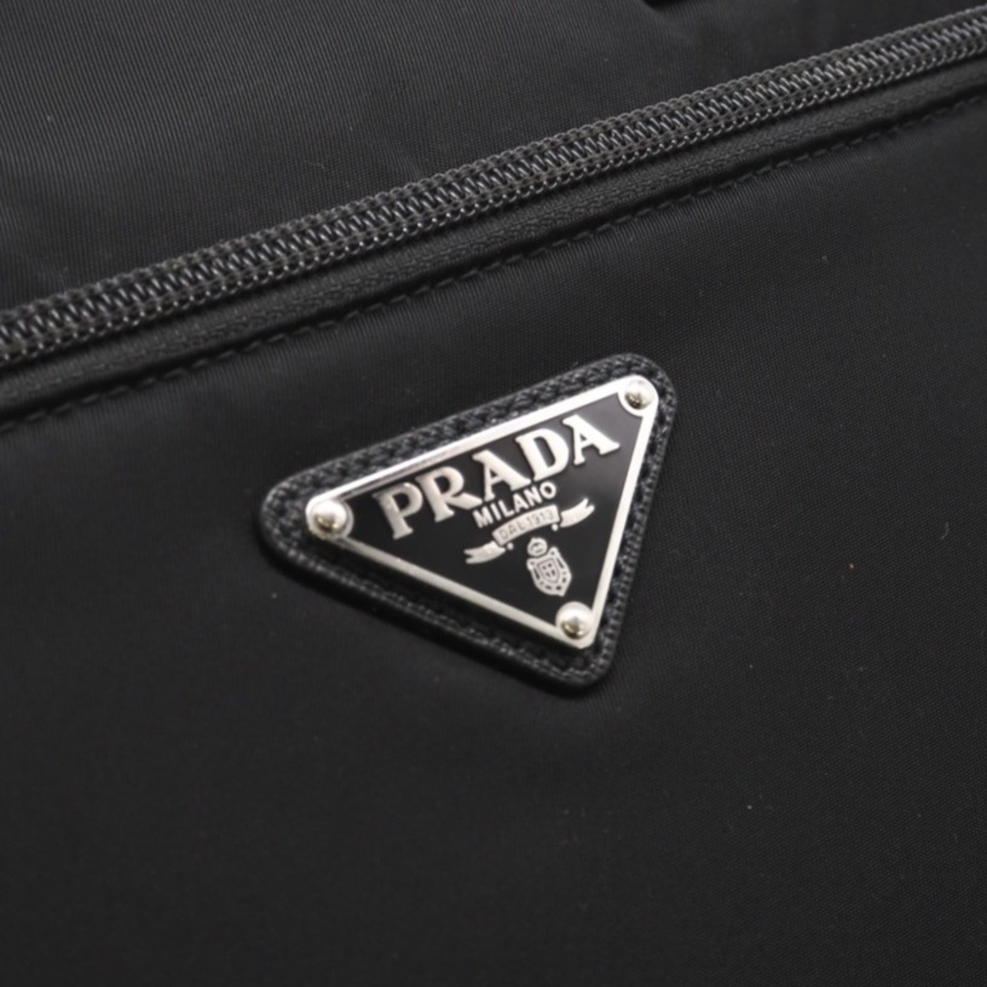 Prada Saffiano Black Saffiano Briefcase (Pre-Owned)