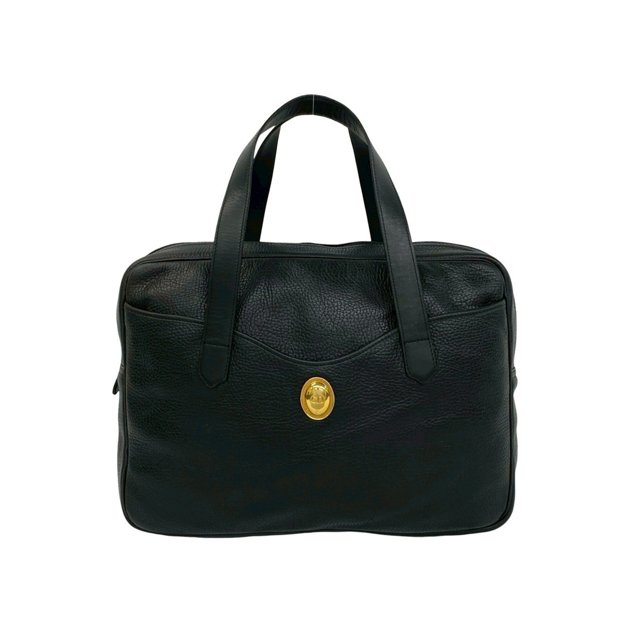 Christian Dior Black Leather Handbag (Pre-Owned)