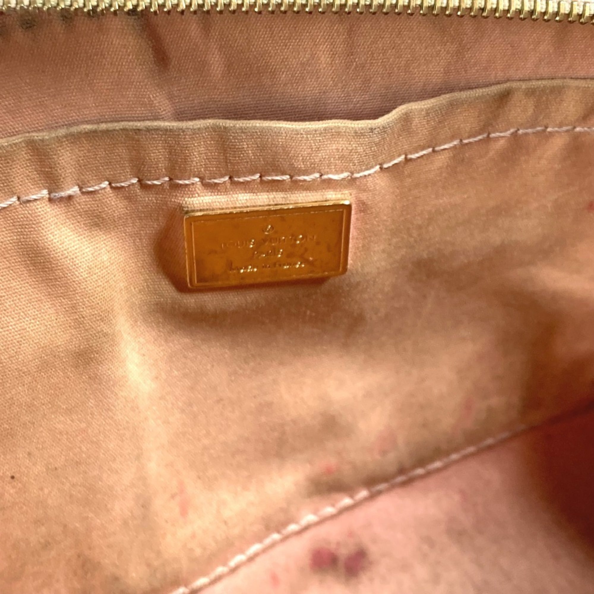 Louis Vuitton Pink Rose Ballerine Monogram Vernis Handbag Shoulder Bag (Pre-Owned)